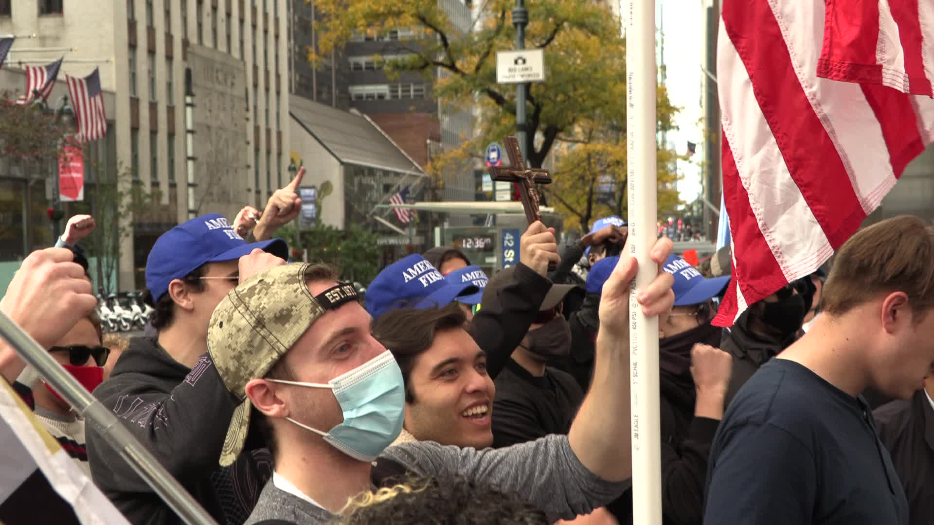 NYC: America First at Frontline Heroes Pfizer Protest
