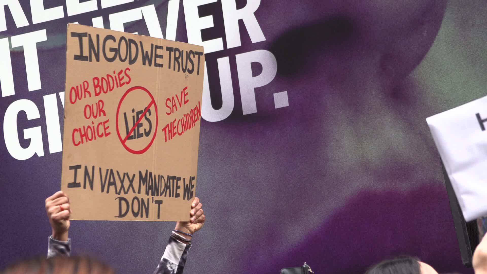 NYC: America First at Frontline Heroes Pfizer Protest