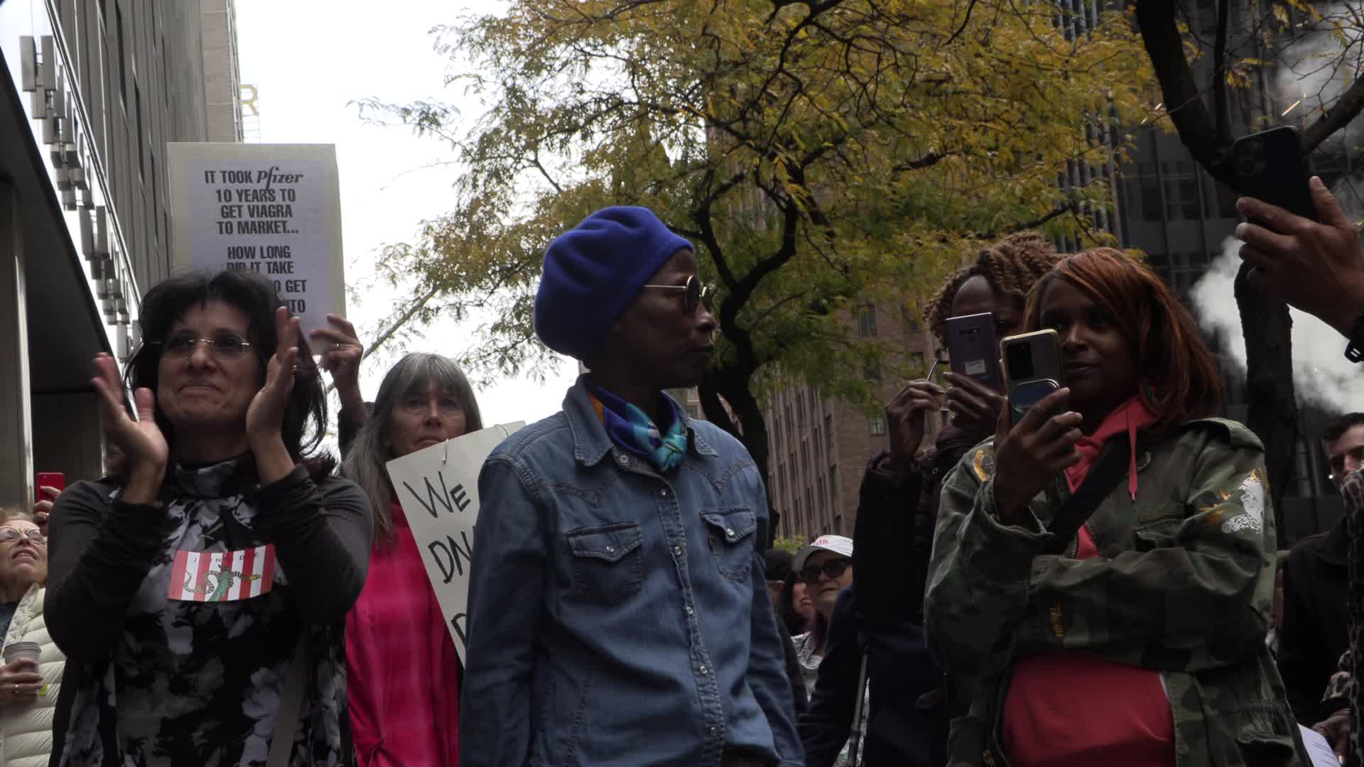 NYC: America First at Frontline Heroes Pfizer Protest