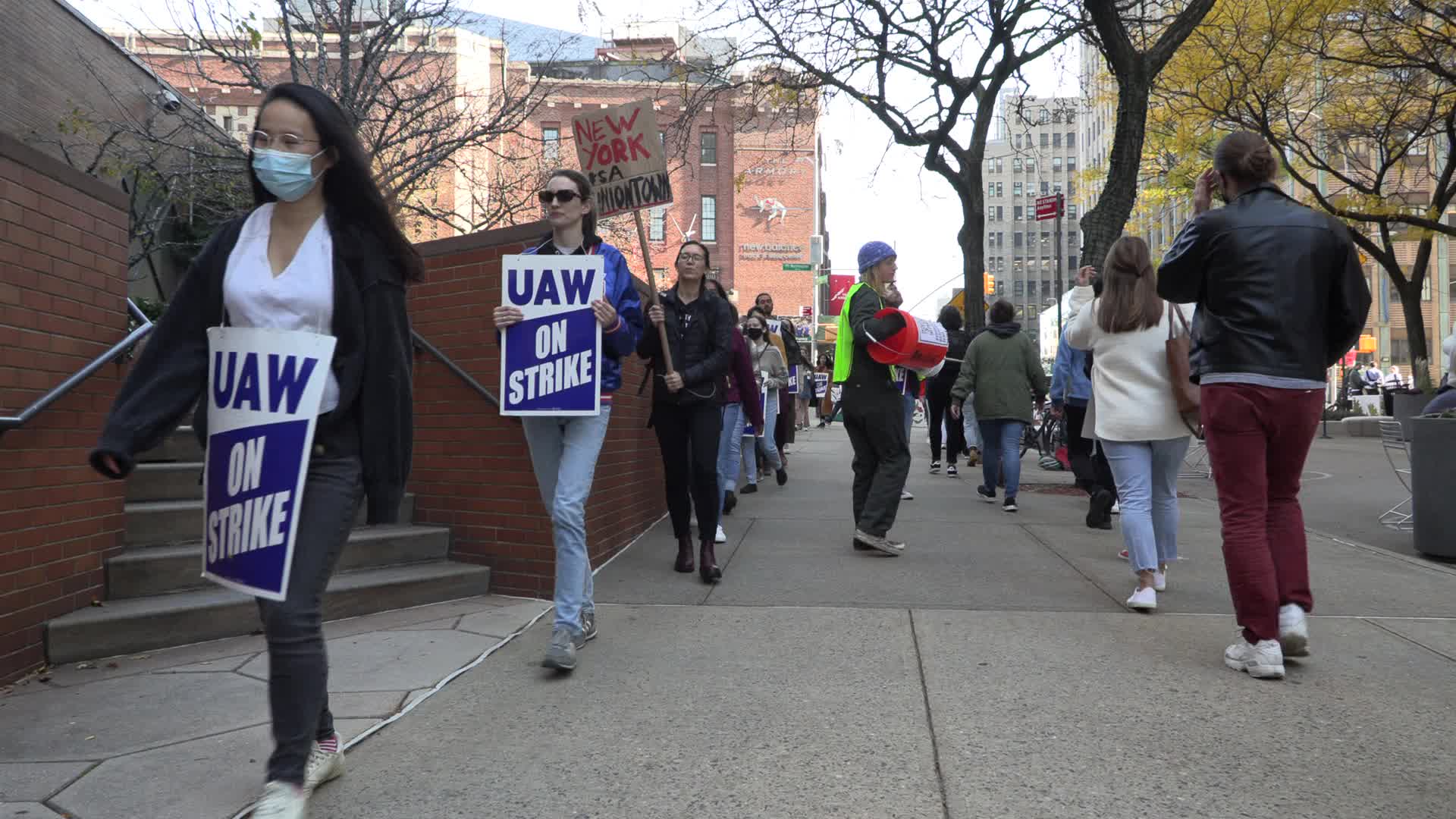 NYC: Student Workers of Columbia Strike