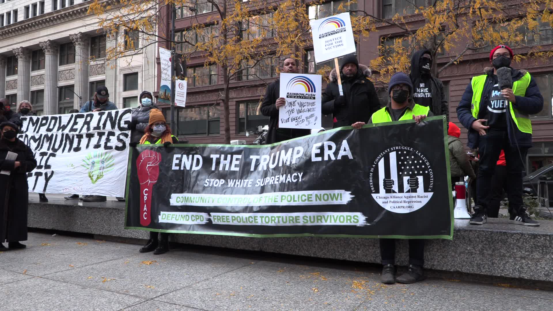 Chicago: Black Lives Matter protest against Rittenhouse verdict