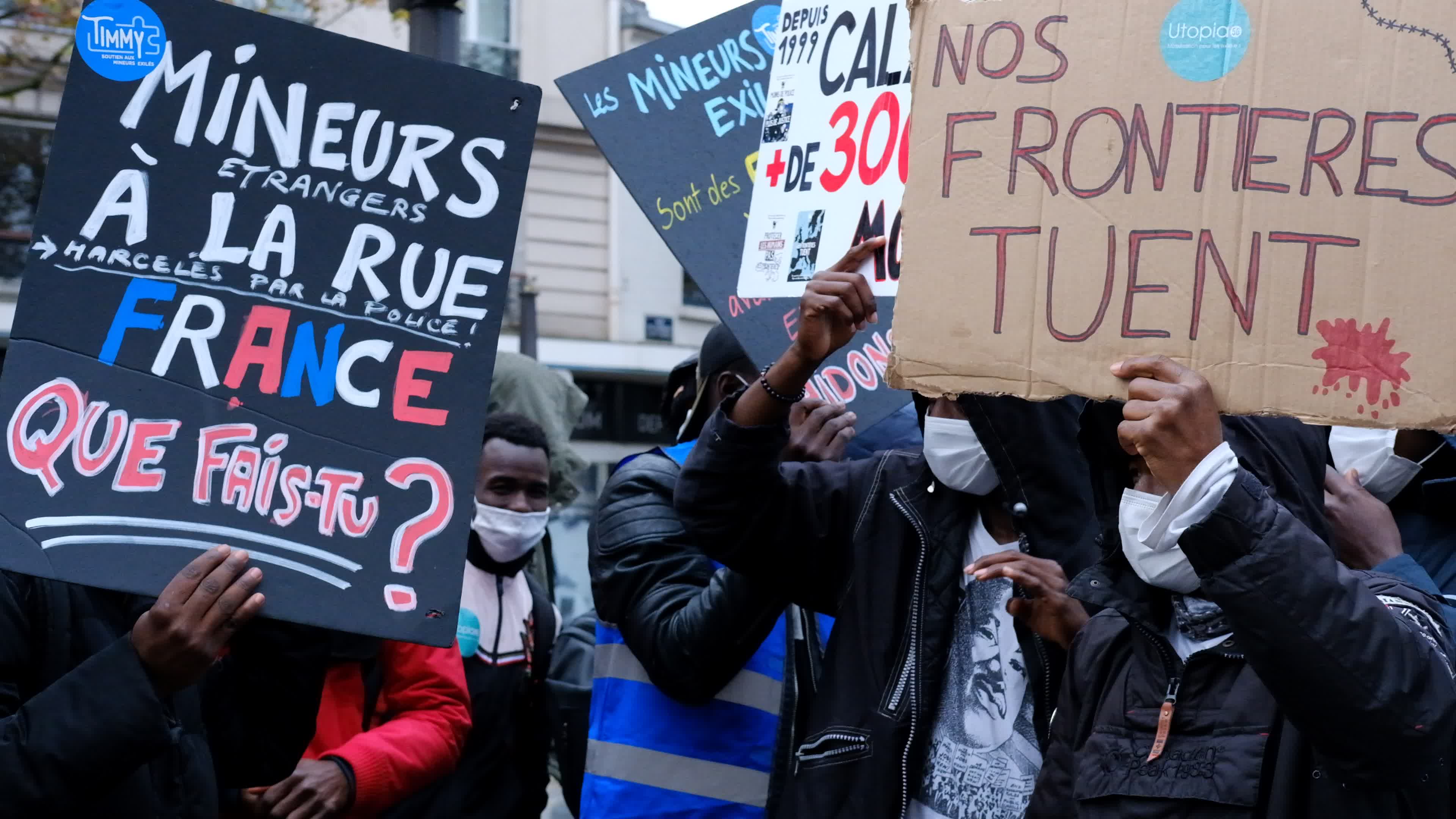 Demonstration for exiled people