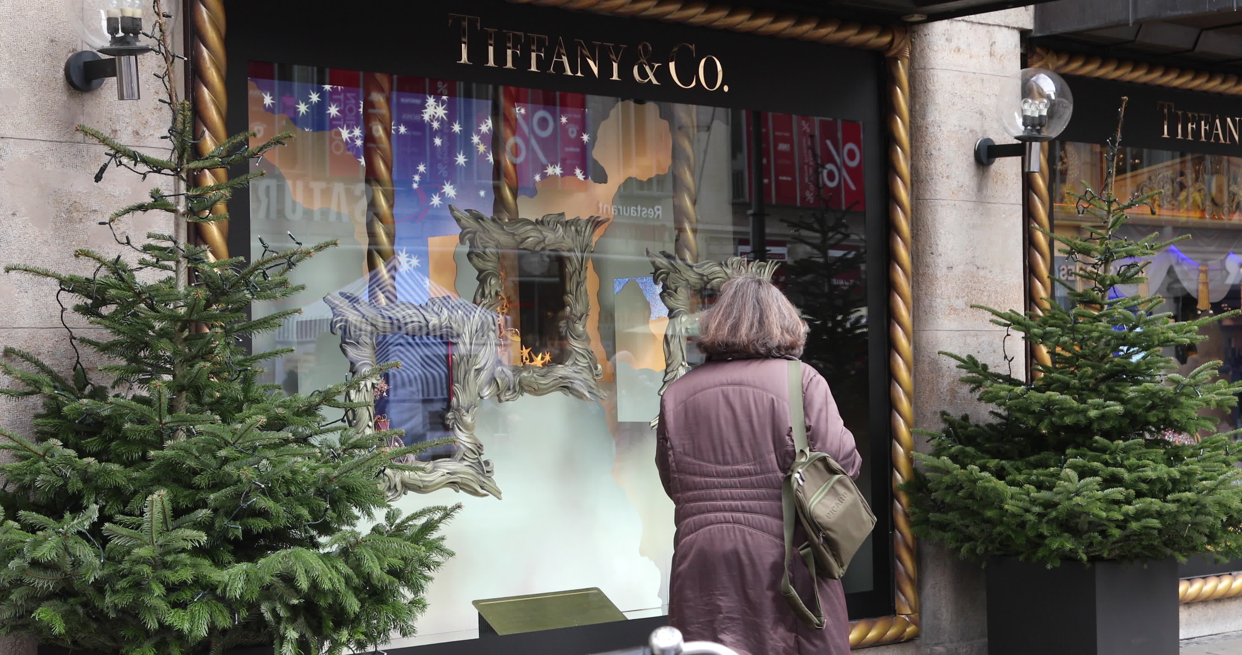 Black Friday And Christmas Atmosphere In Munich