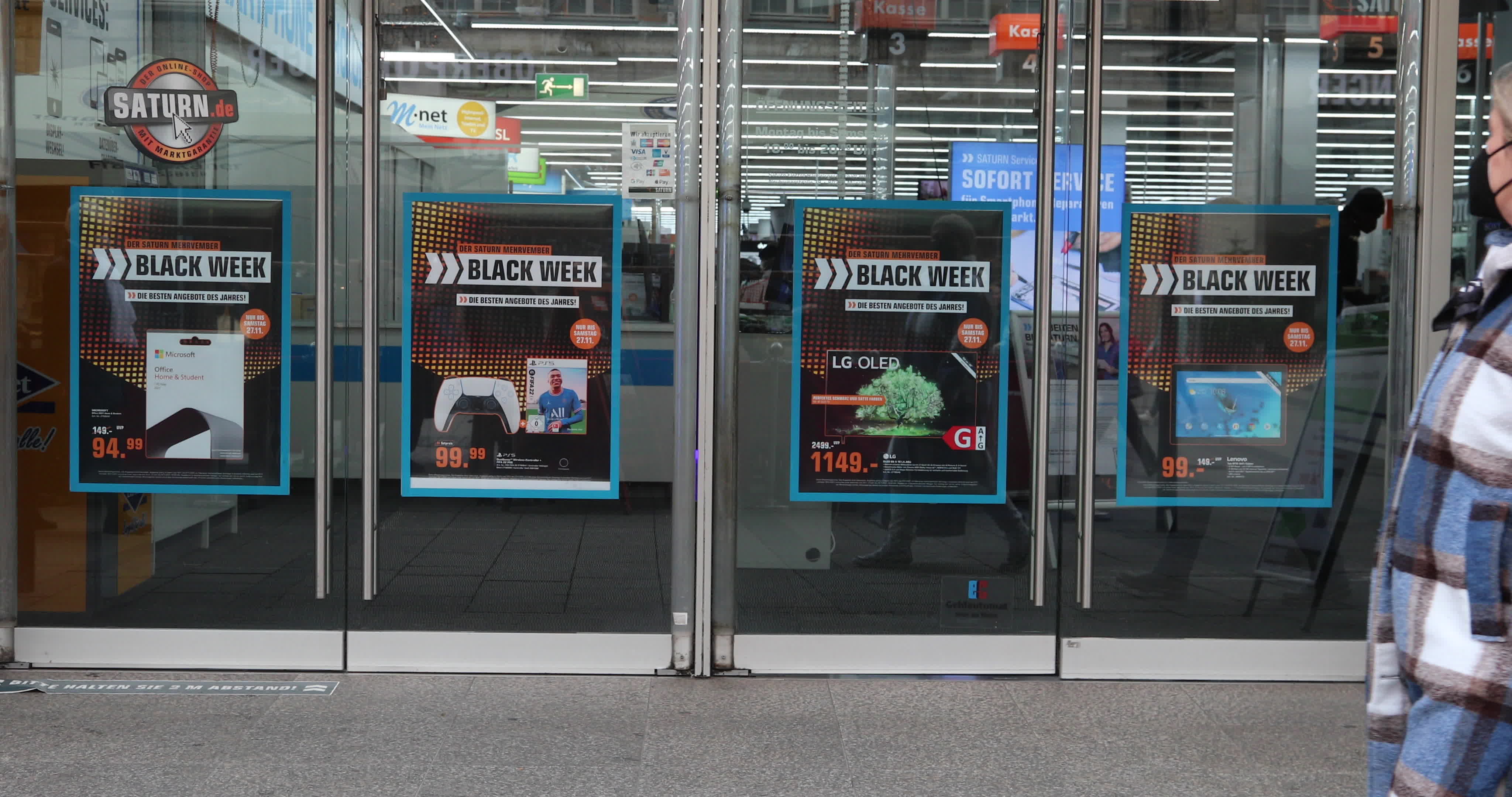 Black Friday And Christmas Atmosphere In Munich
