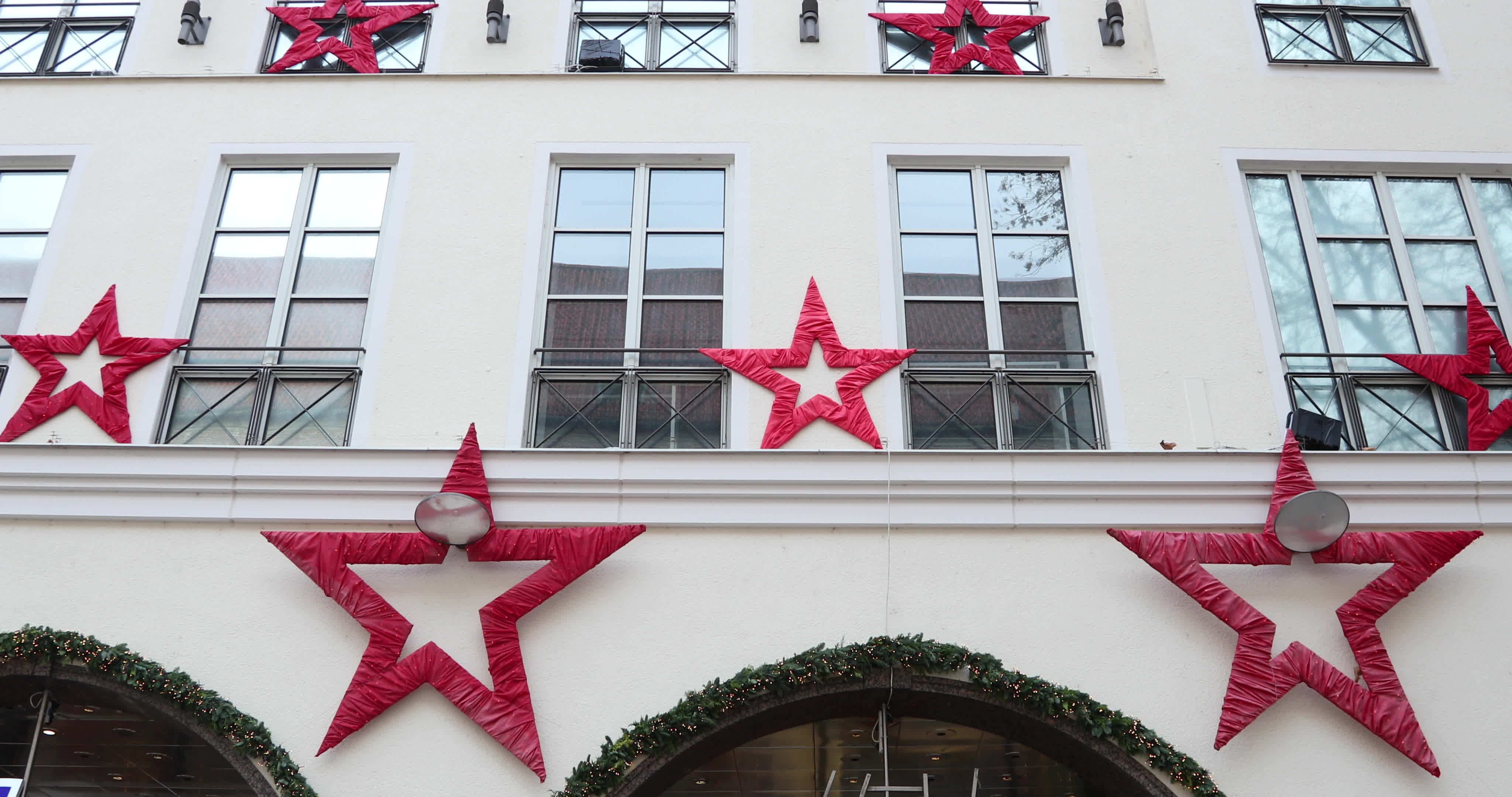 Black Friday And Christmas Atmosphere In Munich
