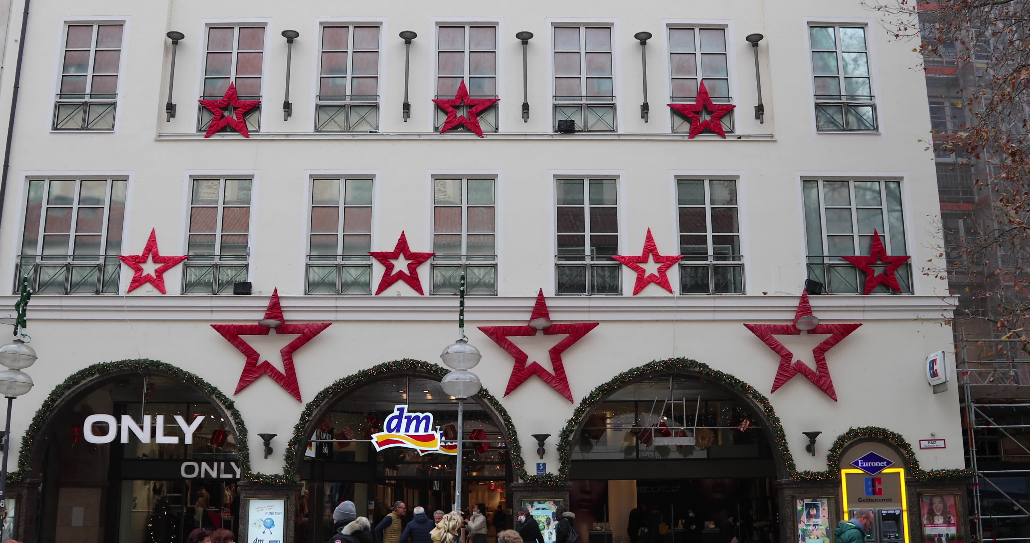 Black Friday And Christmas Atmosphere In Munich
