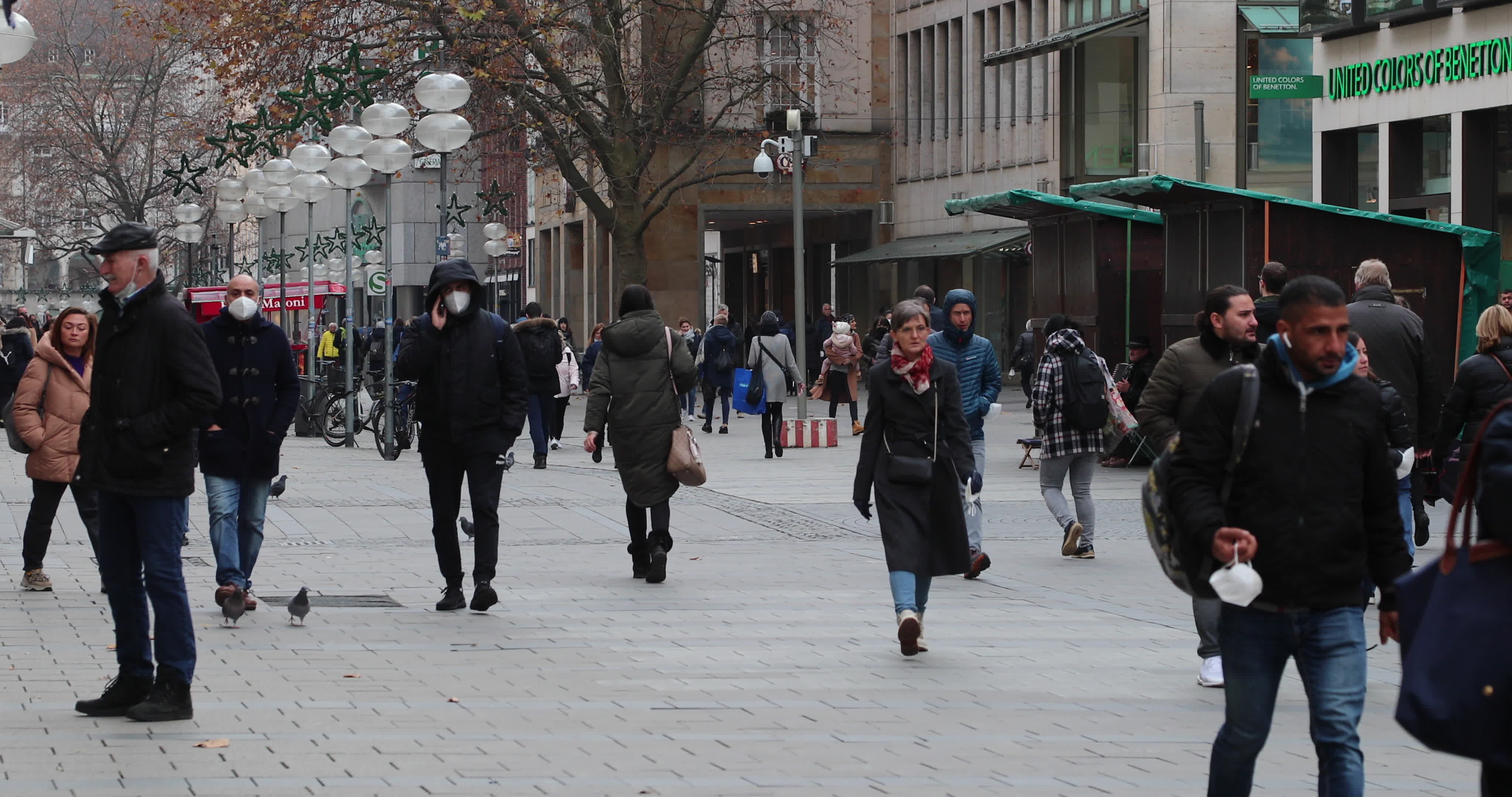 Black Friday And Christmas Atmosphere In Munich
