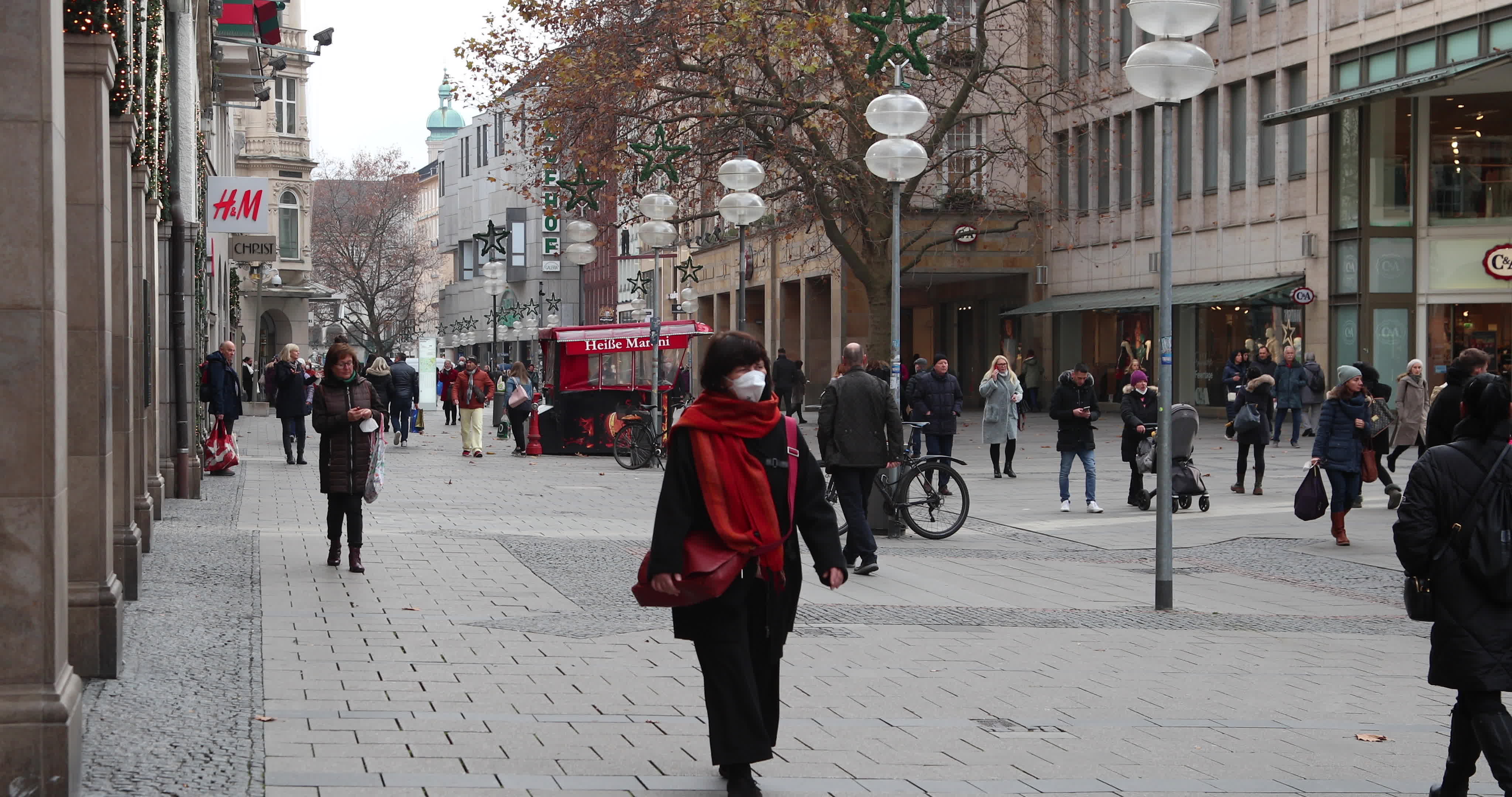 Black Friday And Christmas Atmosphere In Munich
