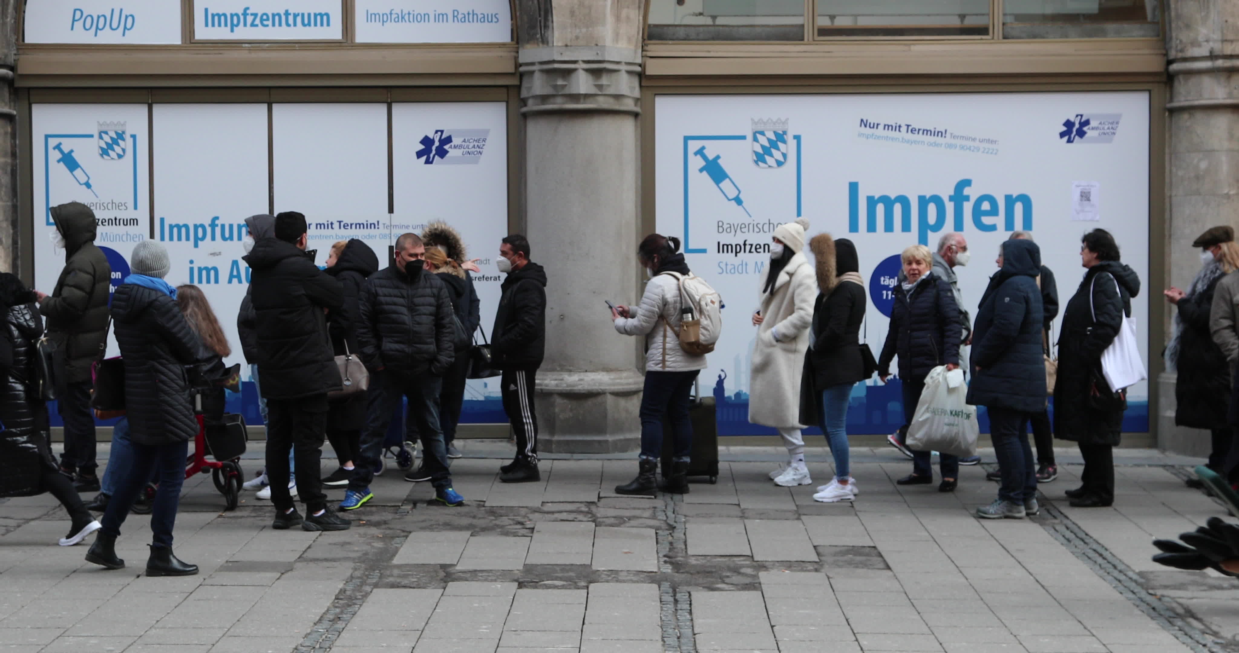 Black Friday And Christmas Atmosphere In Munich
