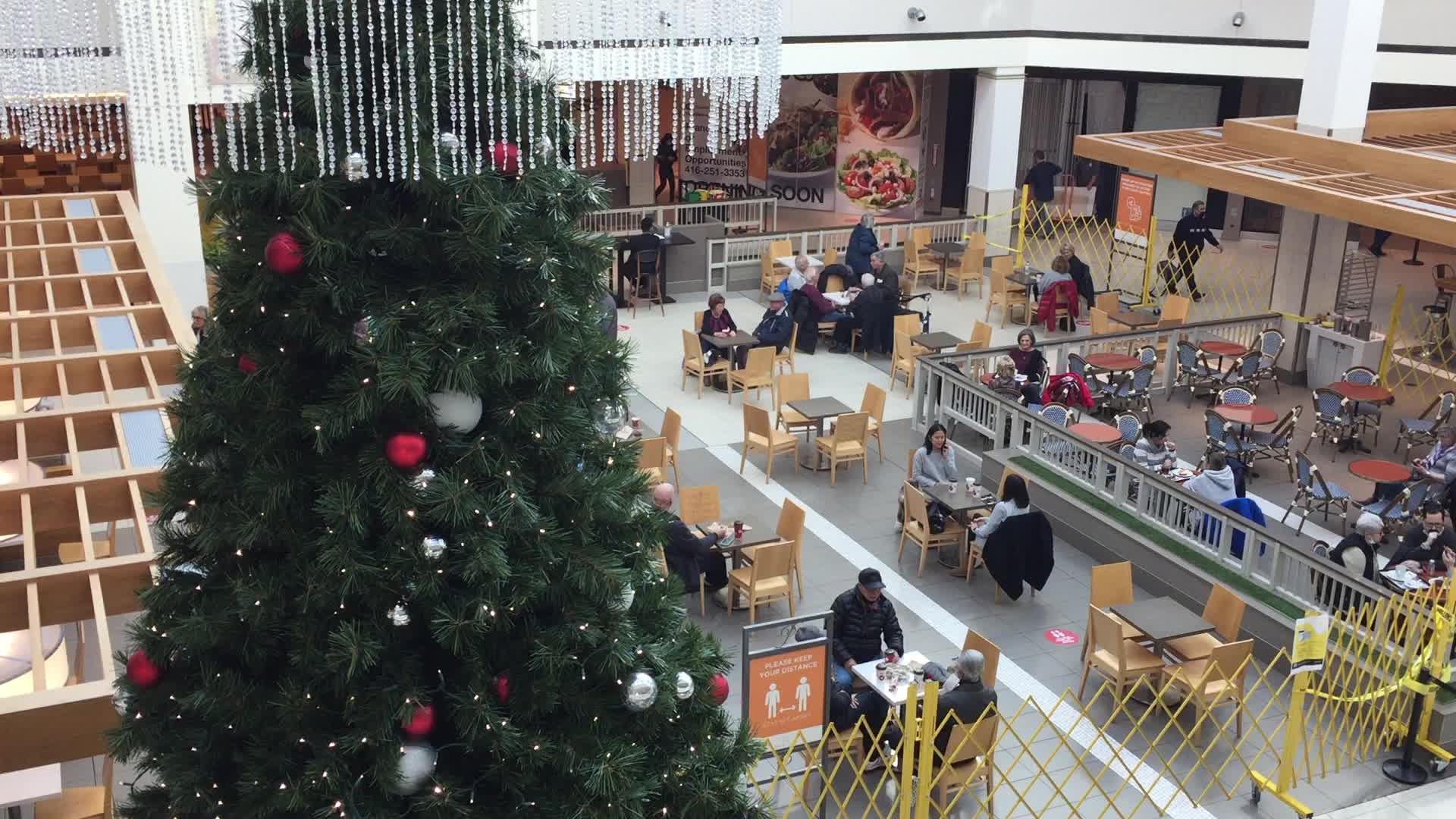 Christmas decorations in Toronto