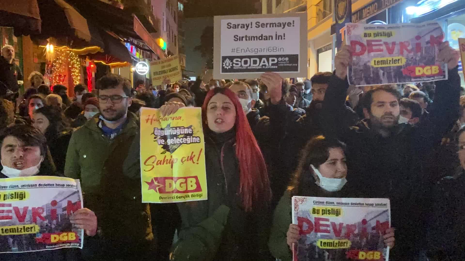 Protest Against The Economic Crisis In Istanbul 