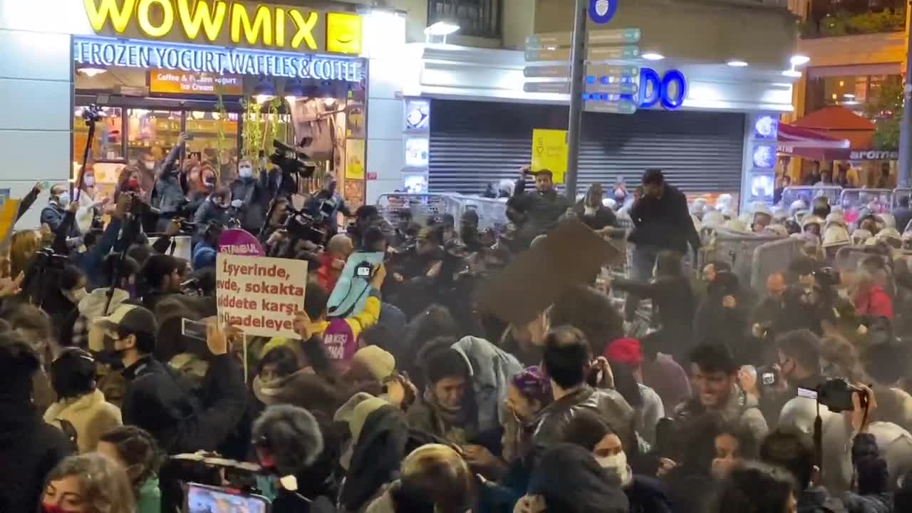 Protest For Violence Against Women In Istanbul