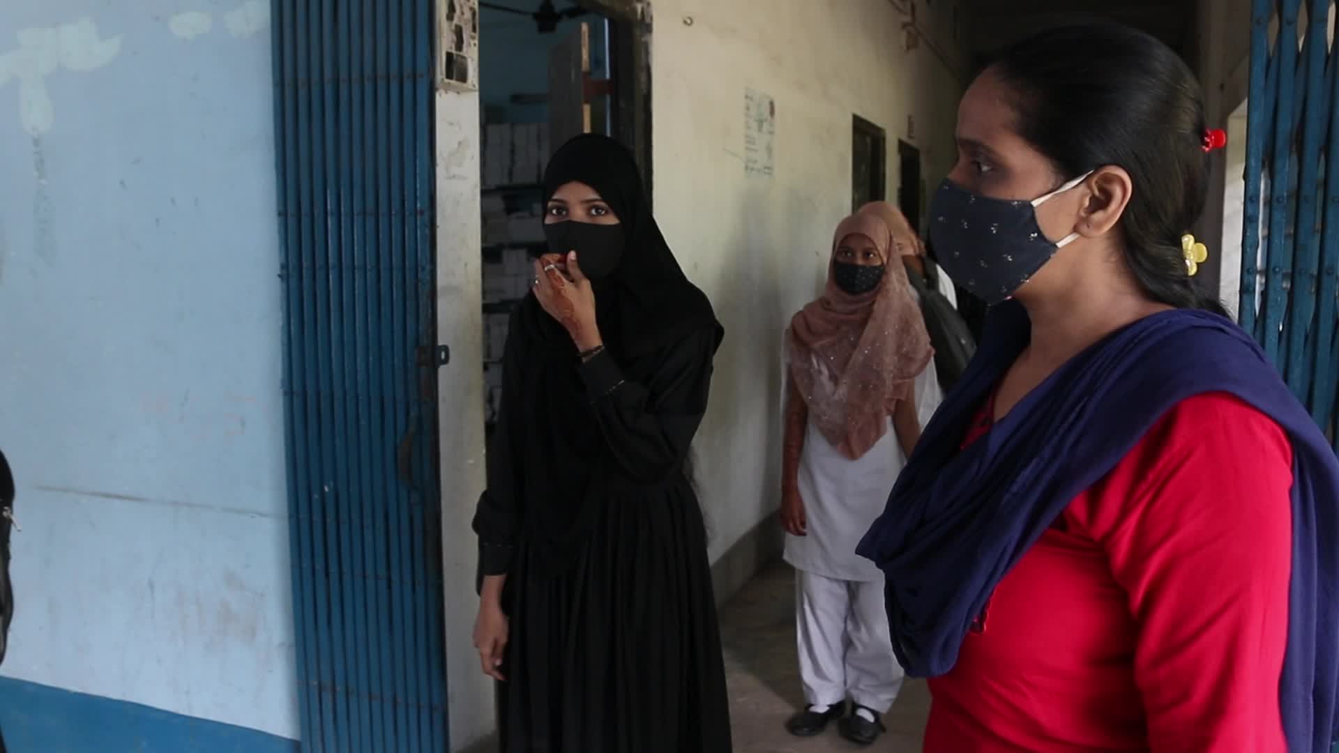 First day of classroom in Kolkata, India