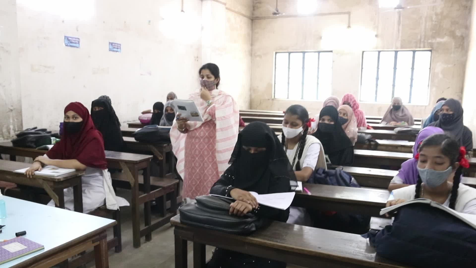 First day of classroom in Kolkata, India