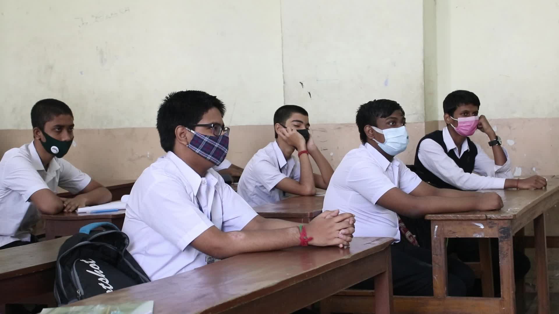 West Bengal schools reopen for classes 9-12 after two years