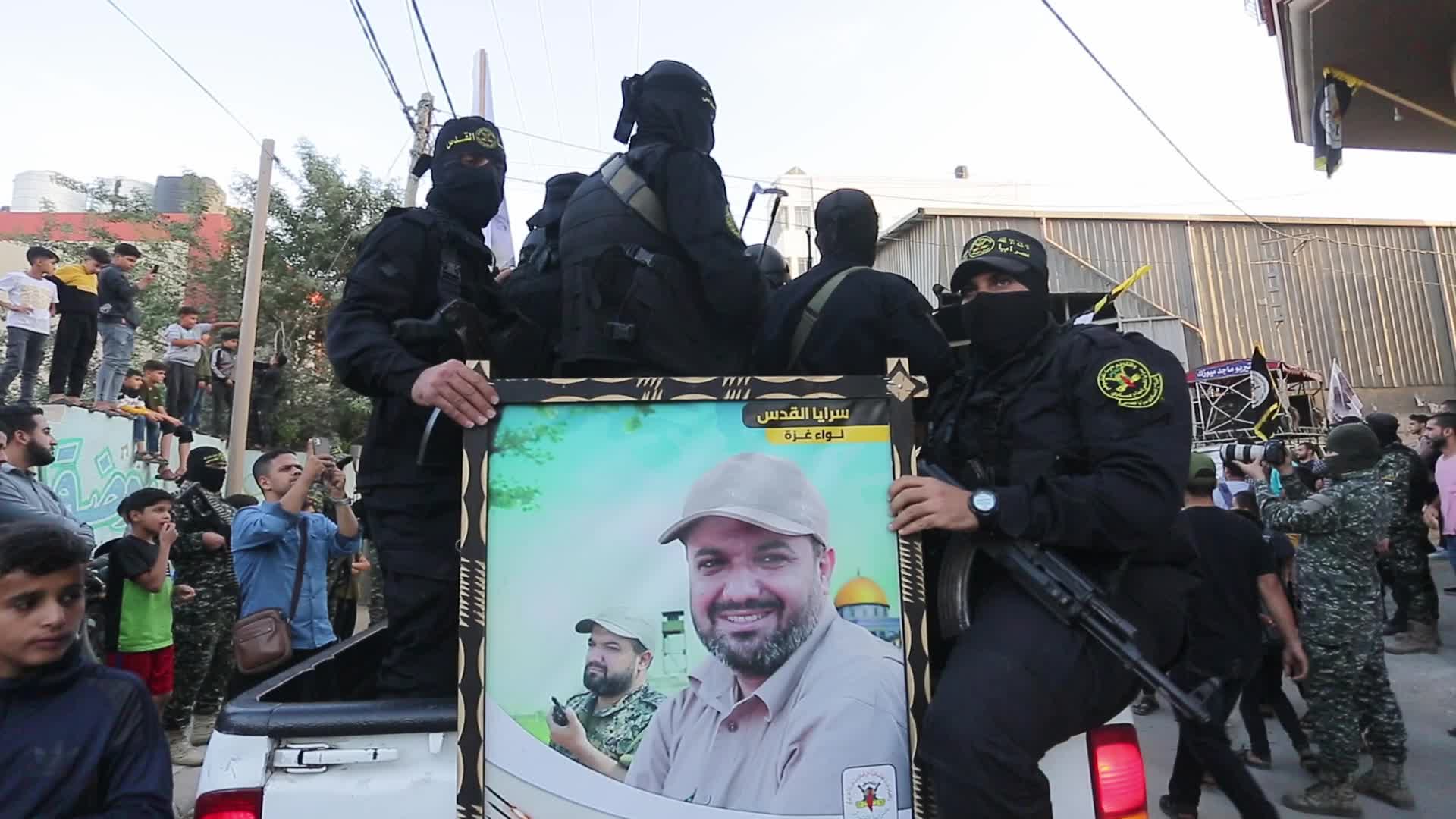Military parade in Gaza