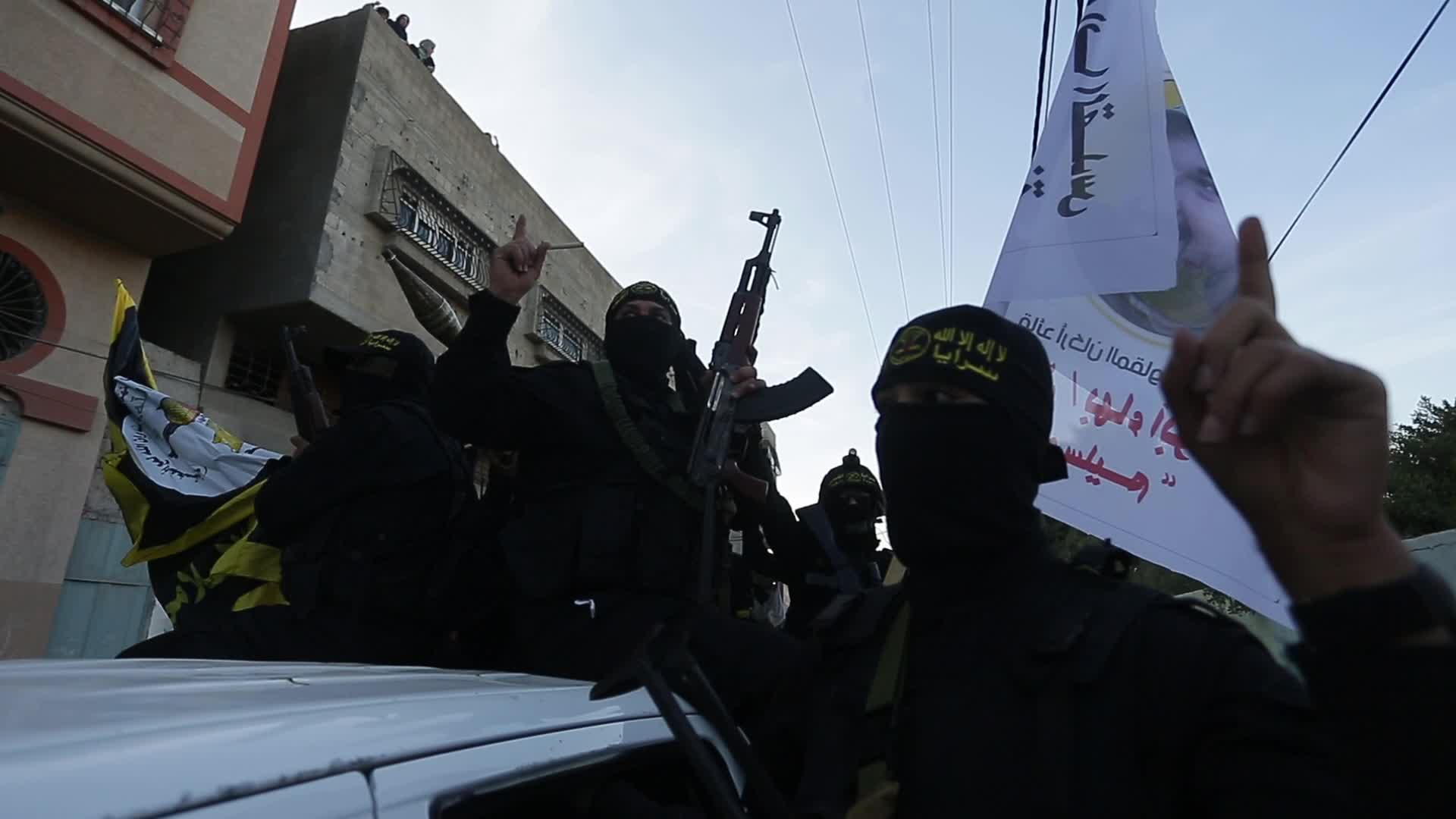 Military parade in Gaza