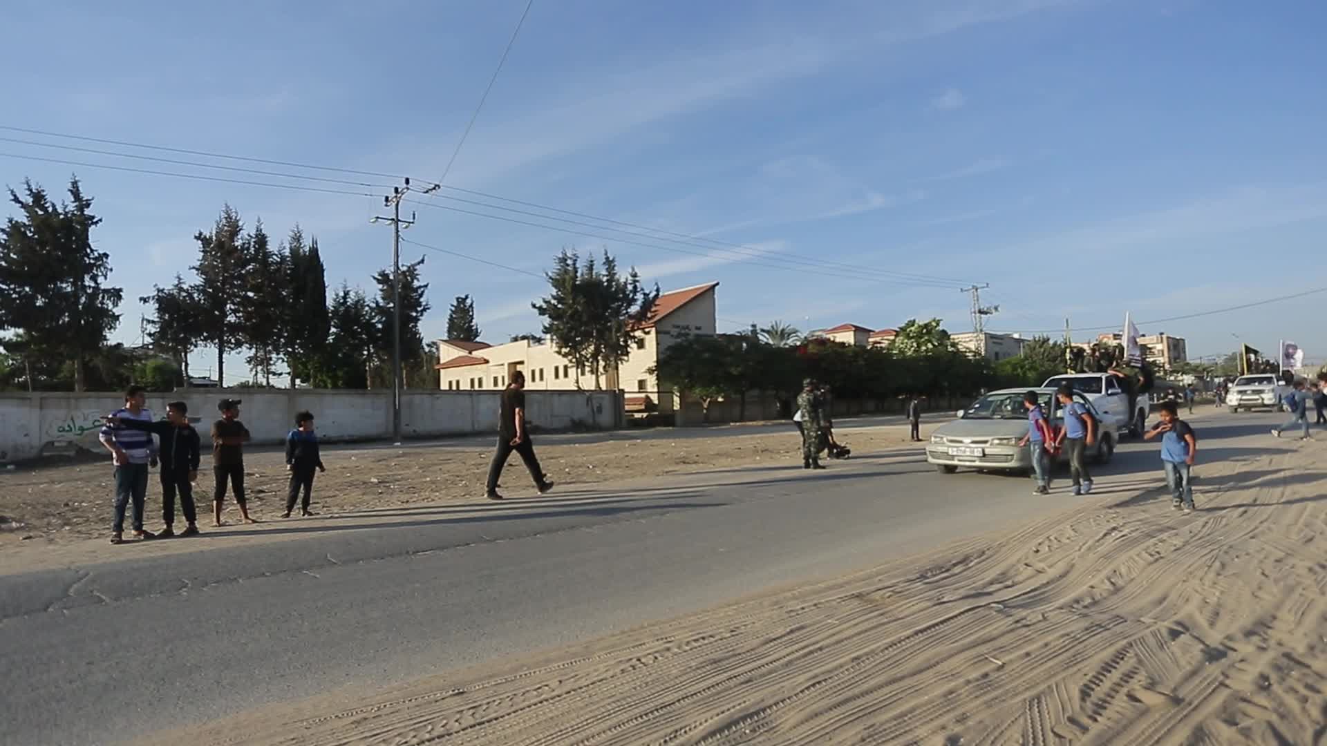 Military parade in Gaza