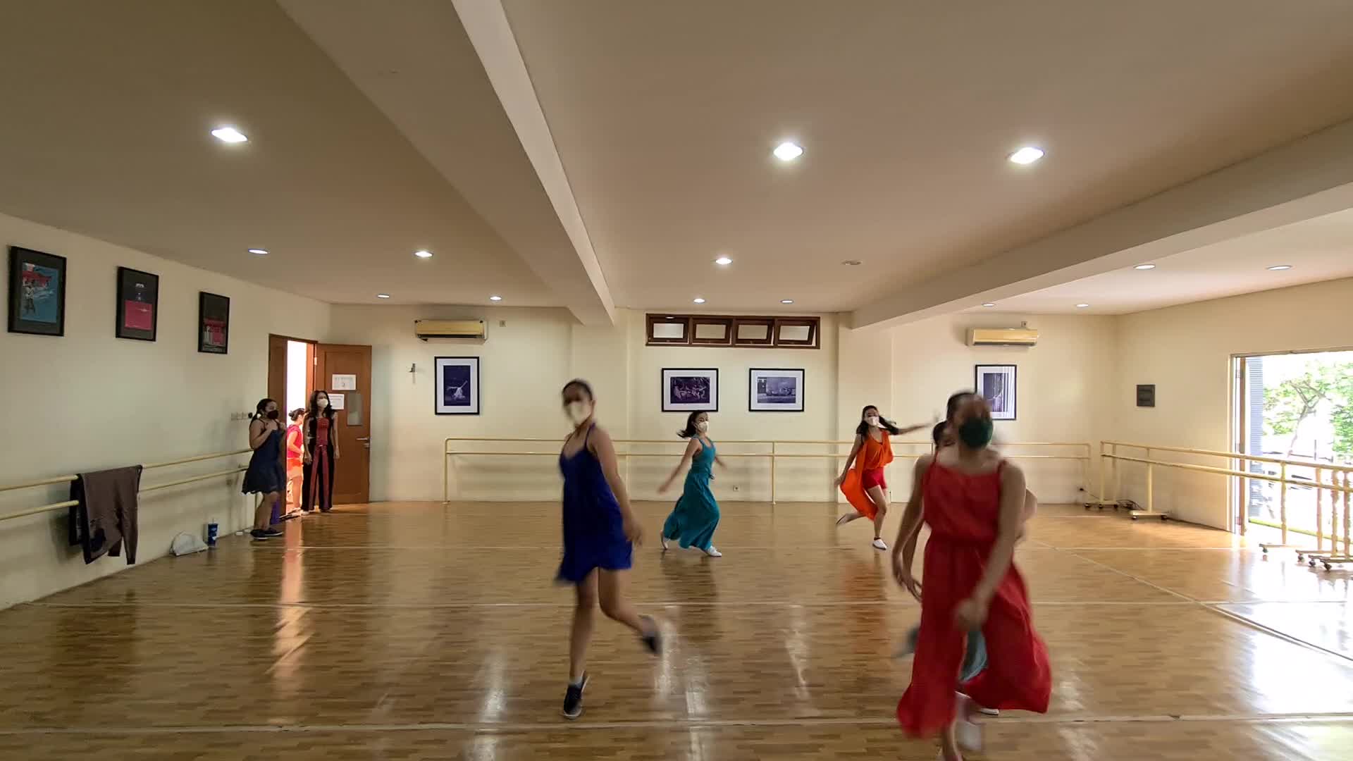 Ballet Practice in Indonesia amid the Covid-19 pandemic