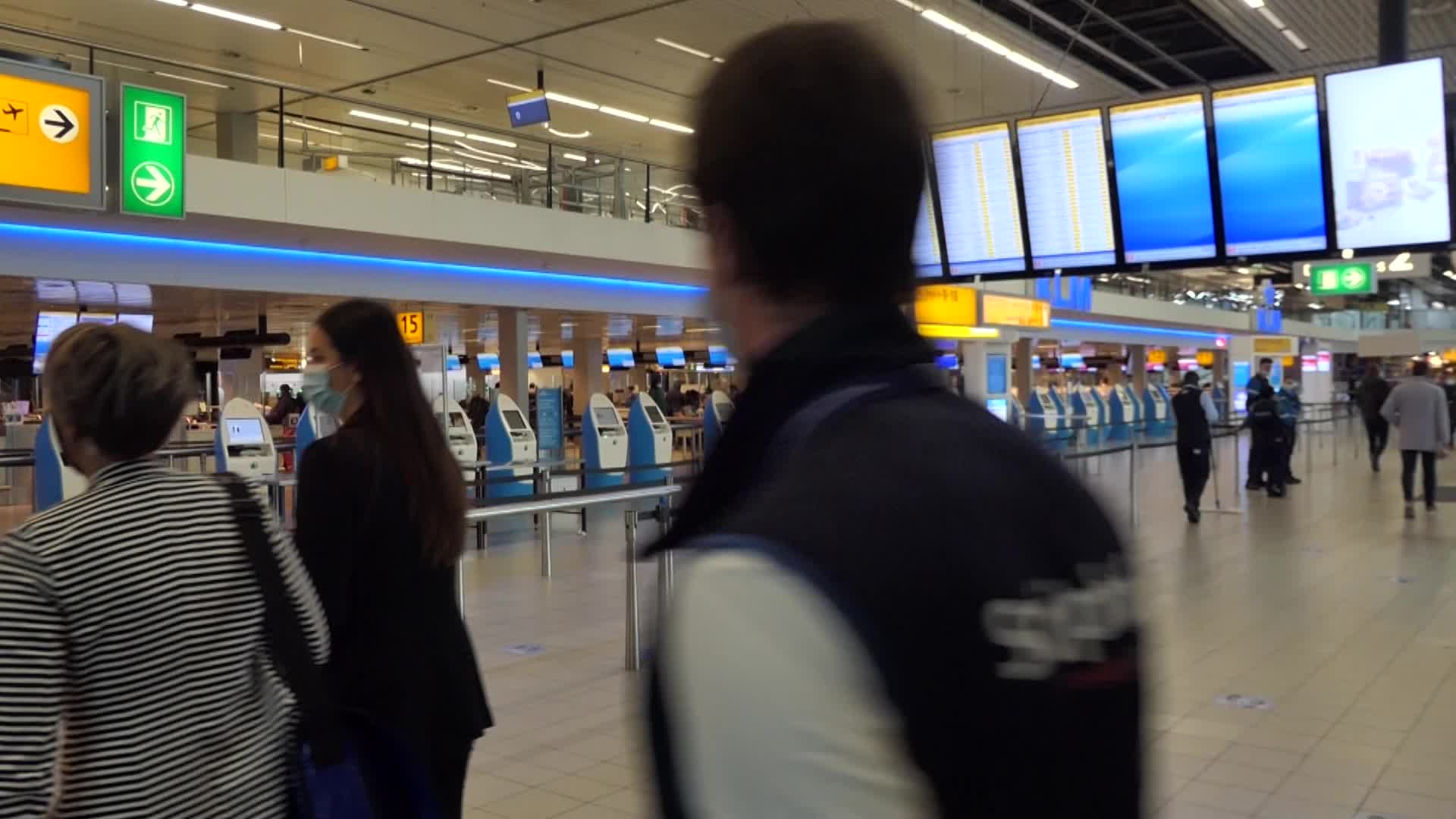 Amsterdam Schiphol airport during the COVID Pandemic