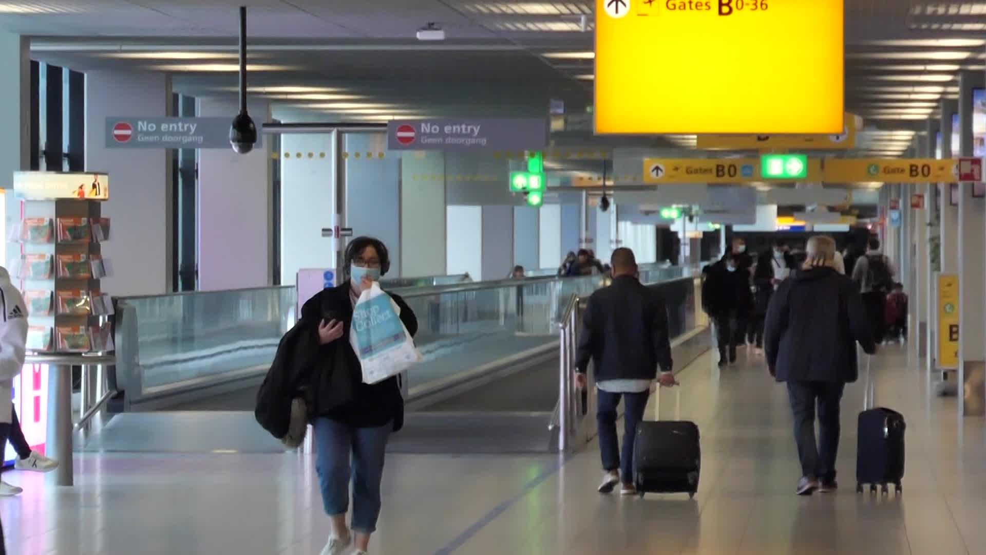 Amsterdam Schiphol airport during the COVID Pandemic