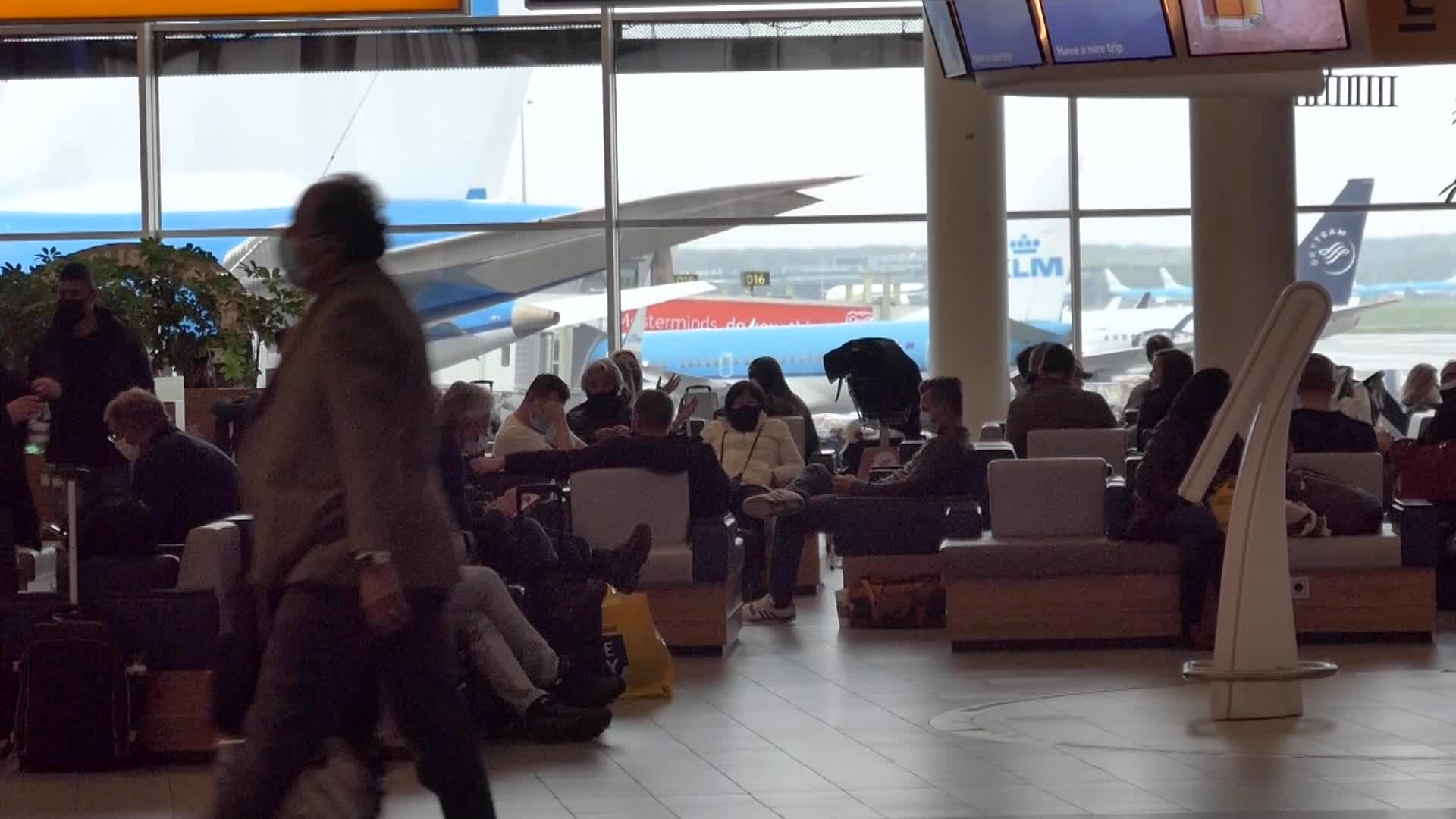Amsterdam Schiphol airport during the COVID Pandemic