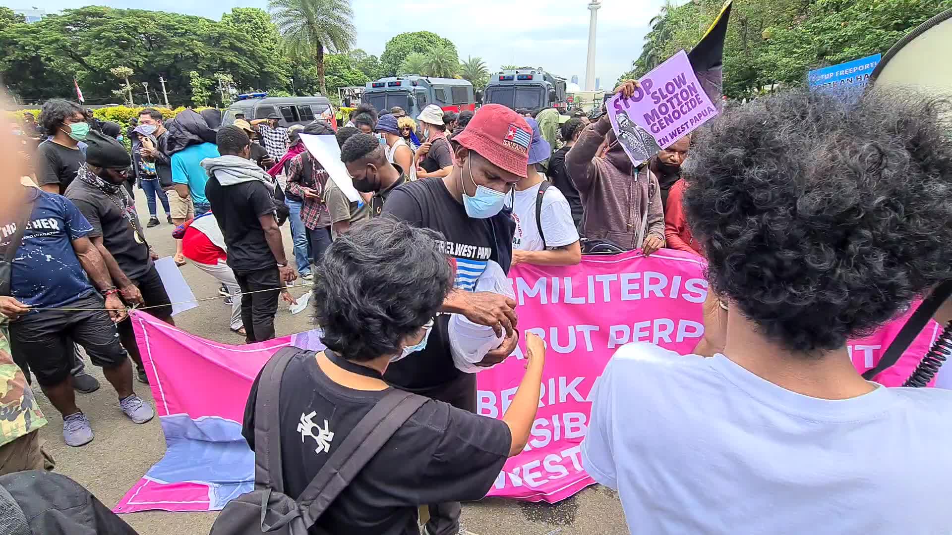 Action Commemorating the 60th Anniversary of the Declaration of Independence of West Papua