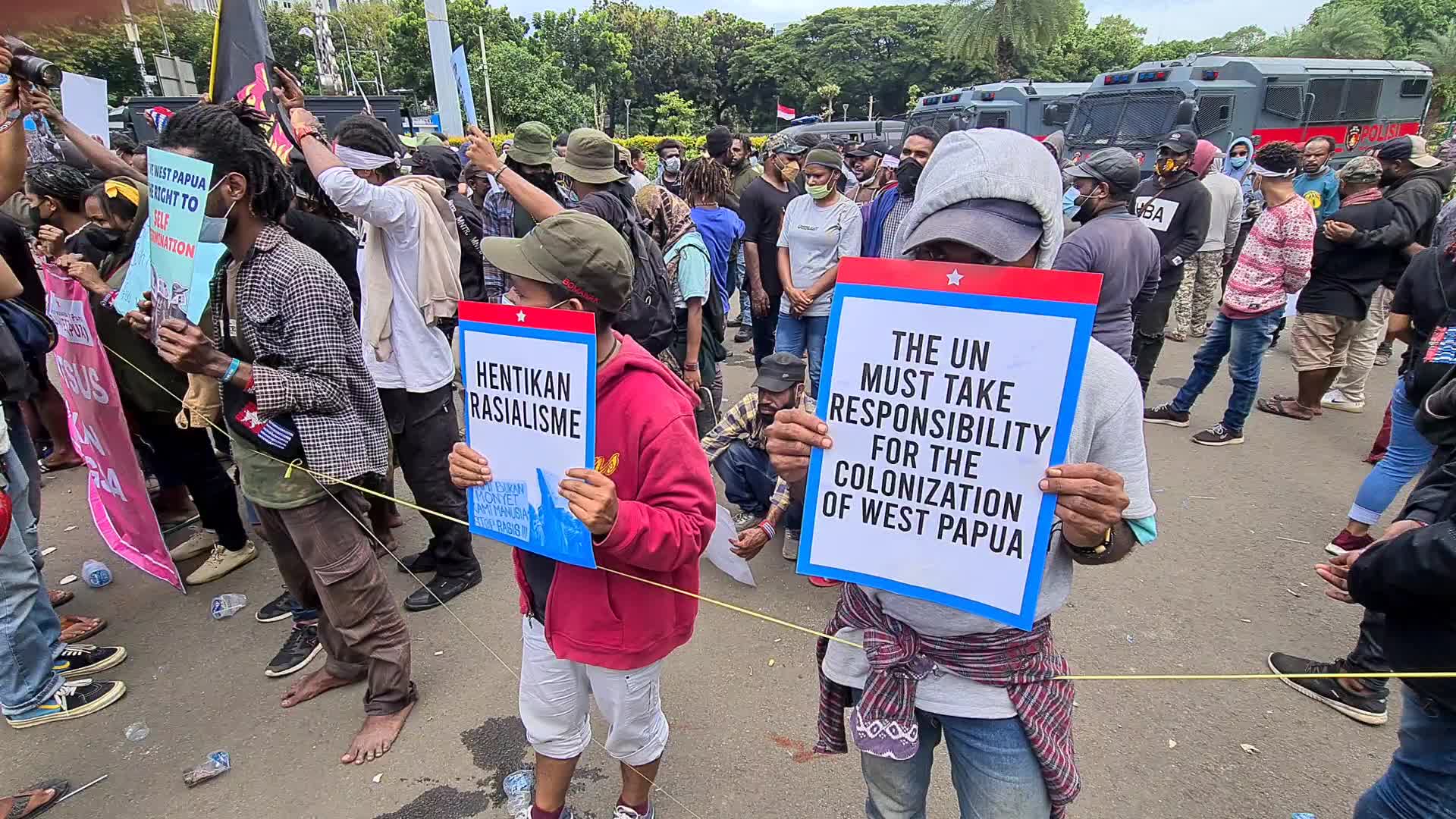Action Commemorating the 60th Anniversary of the Declaration of Independence of West Papua
