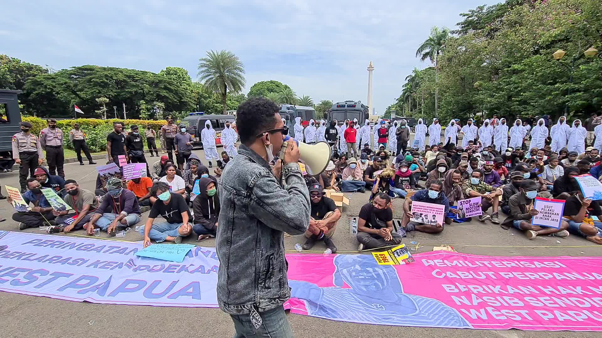 Action Commemorating the 60th Anniversary of the Declaration of Independence of West Papua