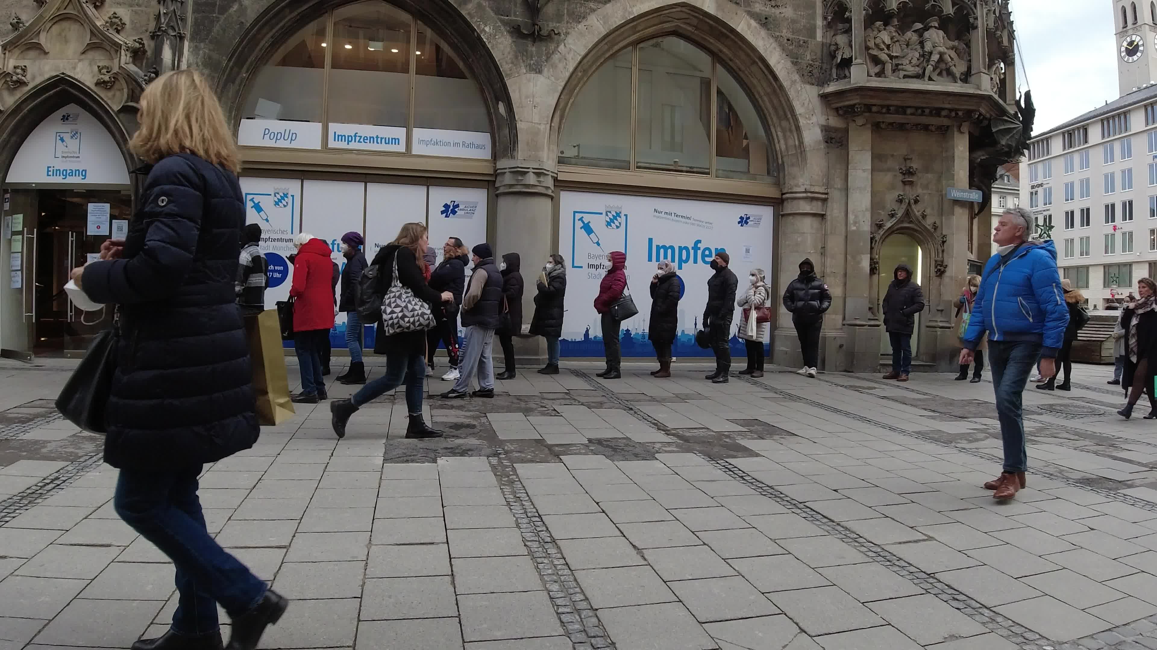 Coronavirus Vaccination Center in Munich, Germany