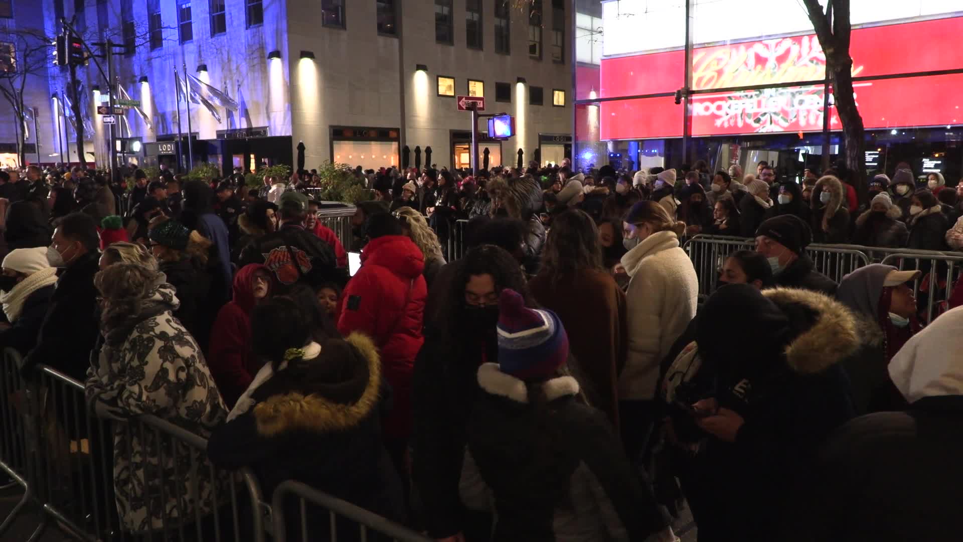 Rockefeller Christmas tree lighting