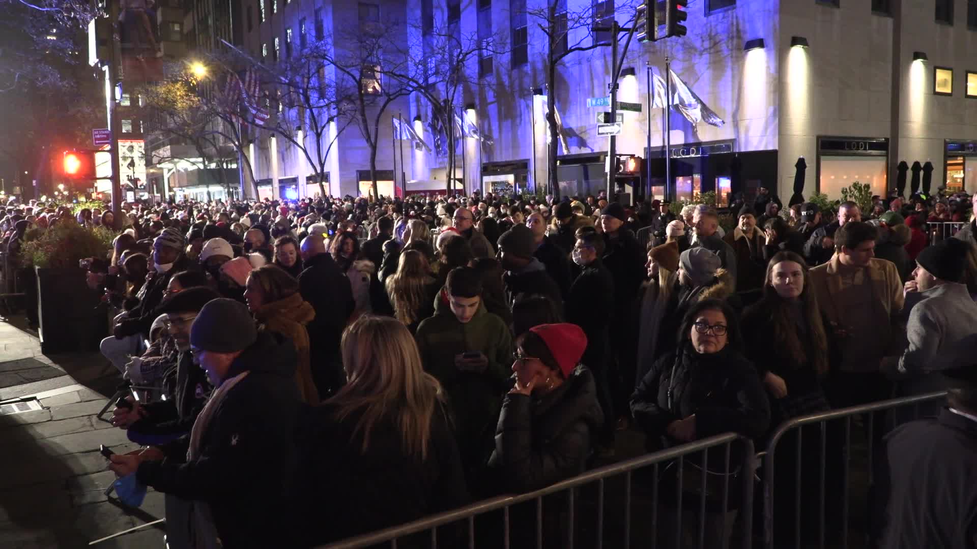 Rockefeller Christmas tree lighting