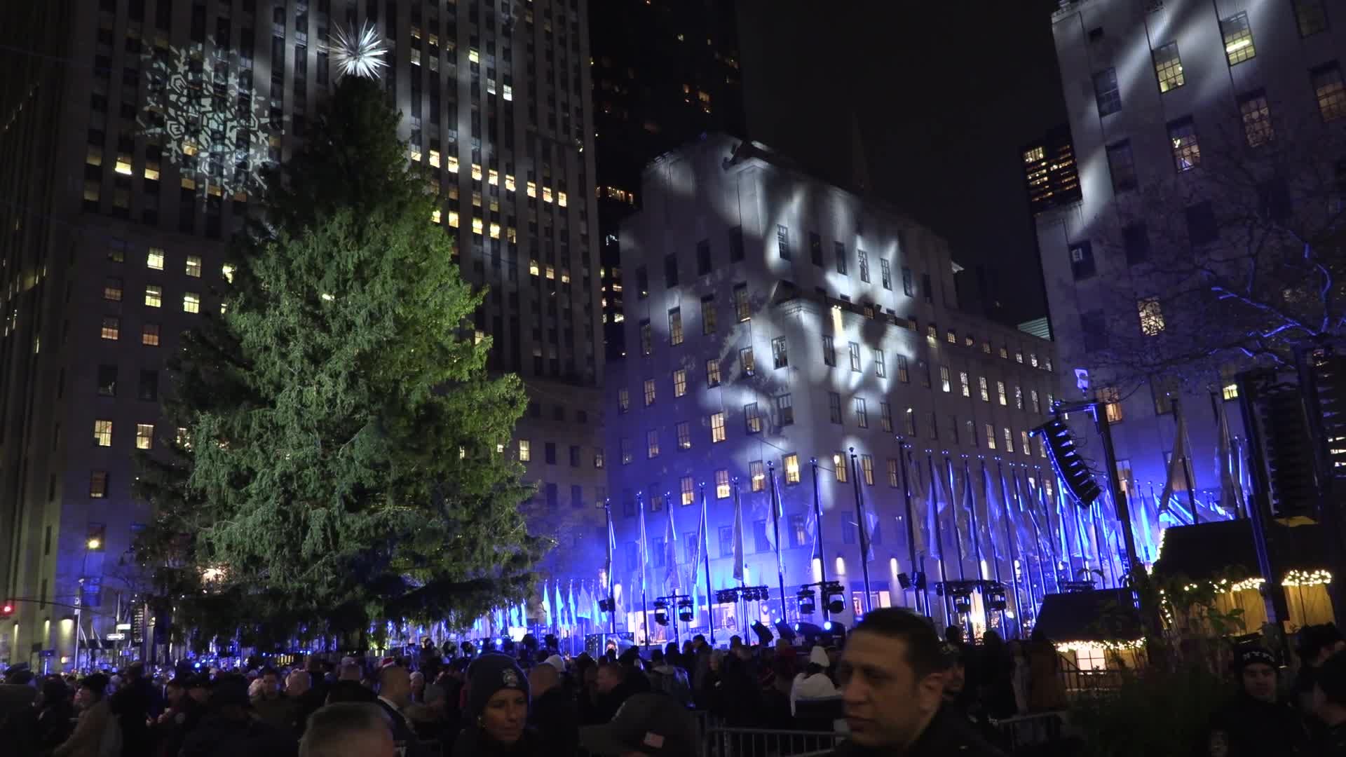 Rockefeller Christmas tree lighting
