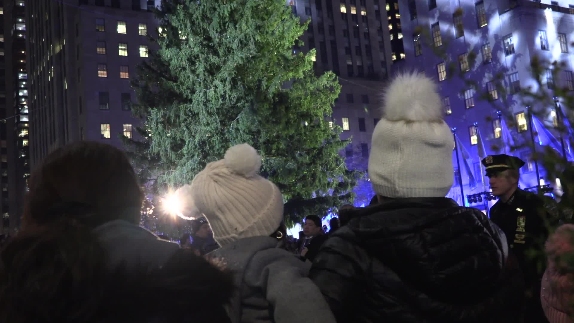 Rockefeller Christmas tree lighting