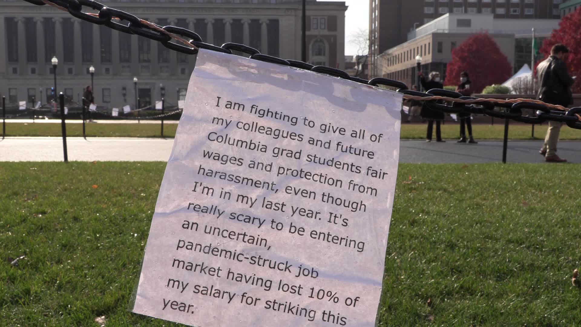 NYC: Columbia Faculty Walkout in Solidarity with Student Strike