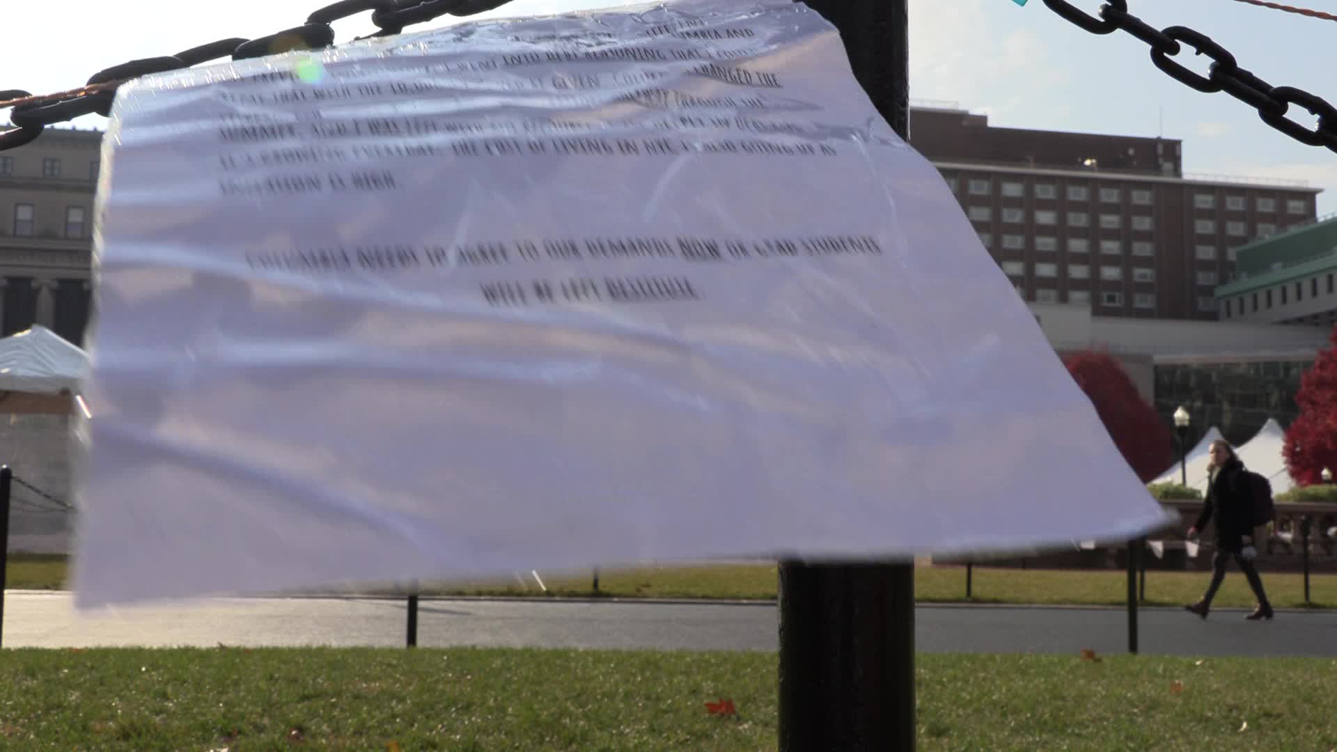 NYC: Columbia Faculty Walkout in Solidarity with Student Strike