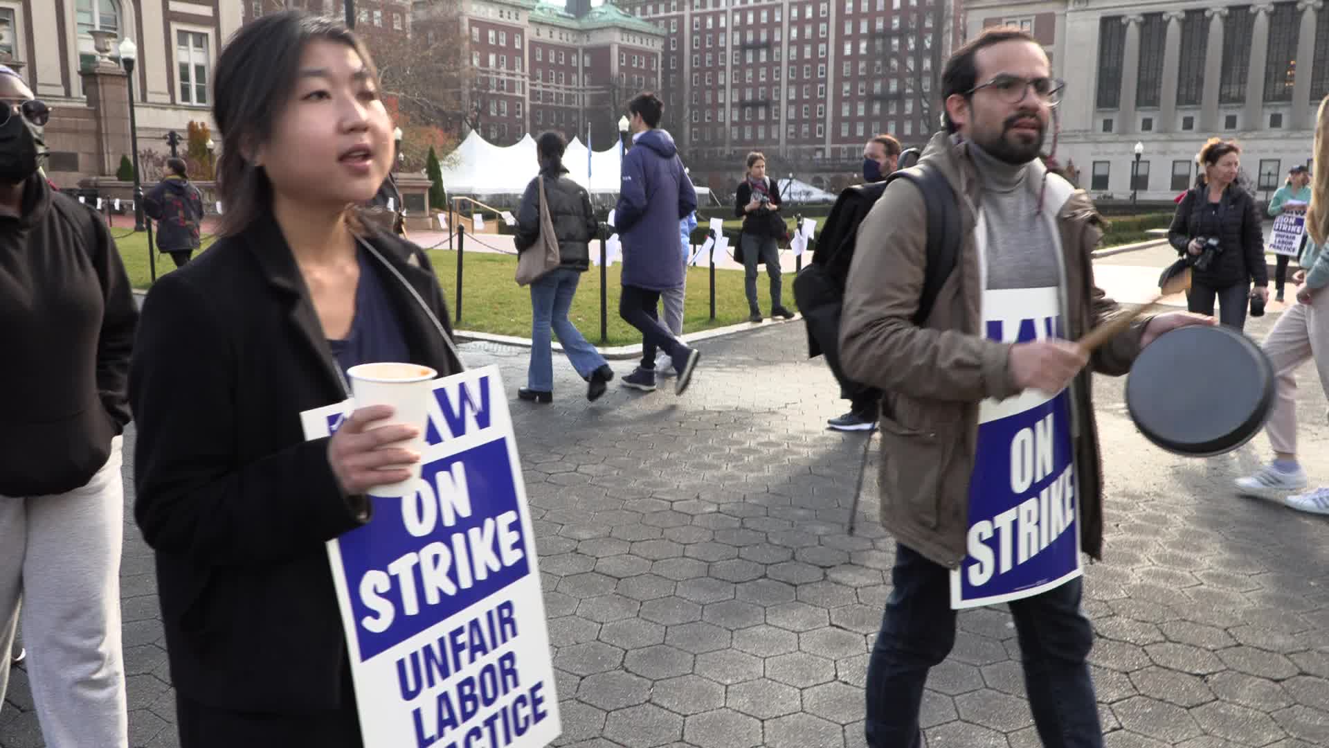 NYC: Columbia Faculty Walkout in Solidarity with Student Strike