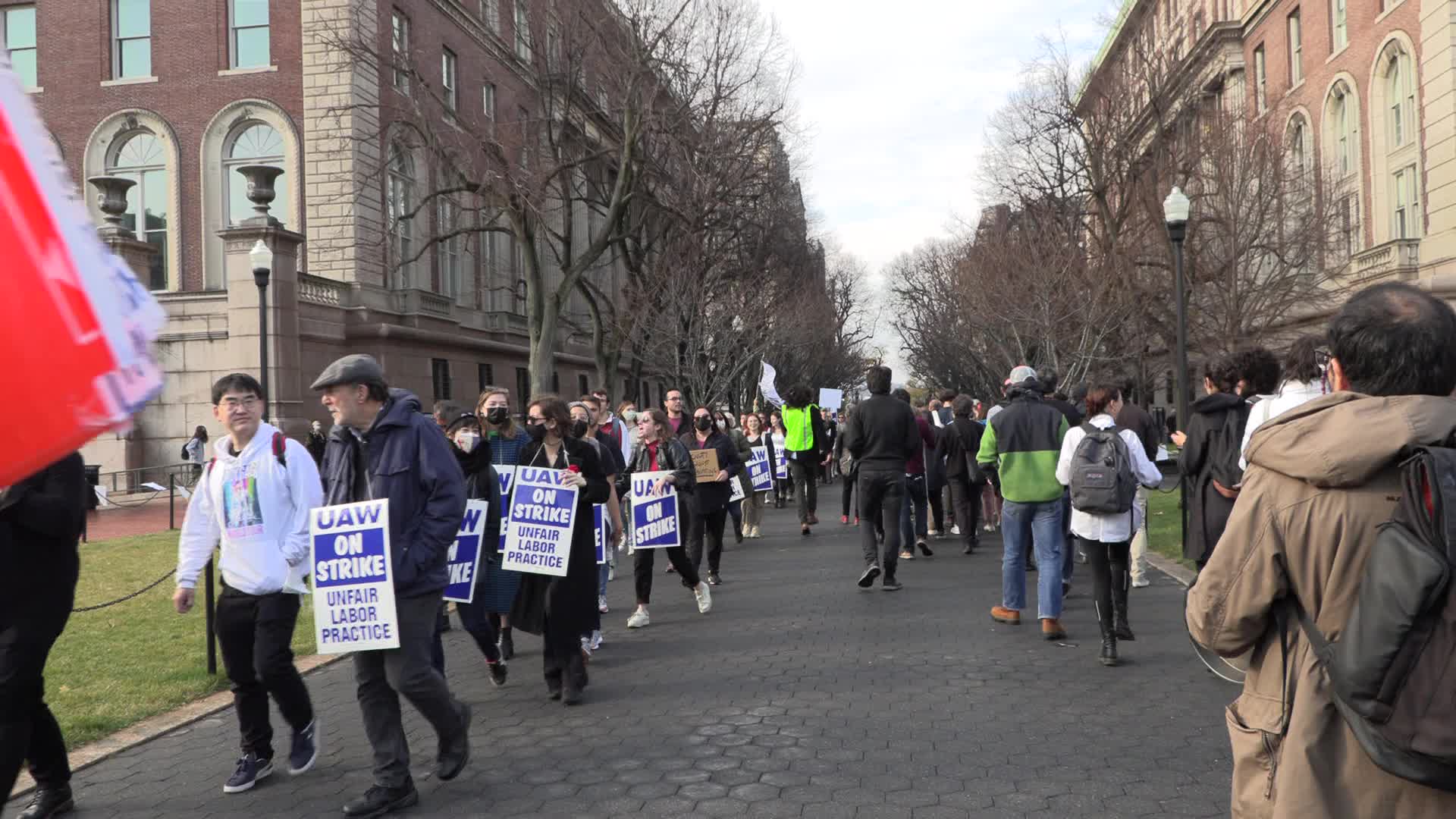 NYC: Columbia Faculty Walkout in Solidarity with Student Strike