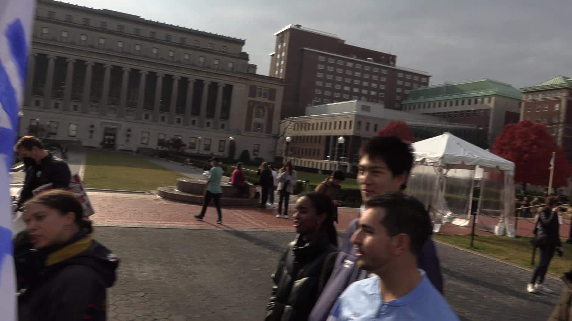 NYC: Columbia Faculty Walkout in Solidarity with Student Strike