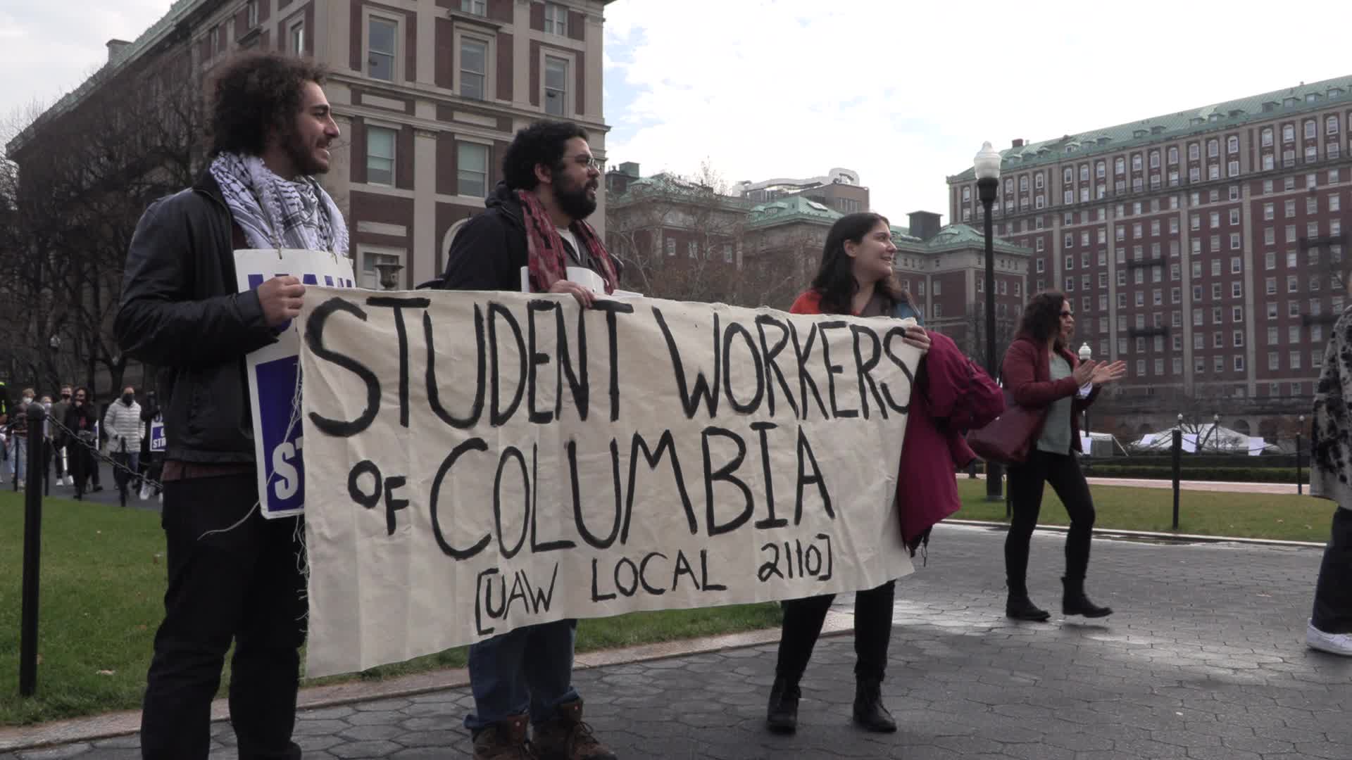 NYC: Columbia Faculty Walkout in Solidarity with Student Strike