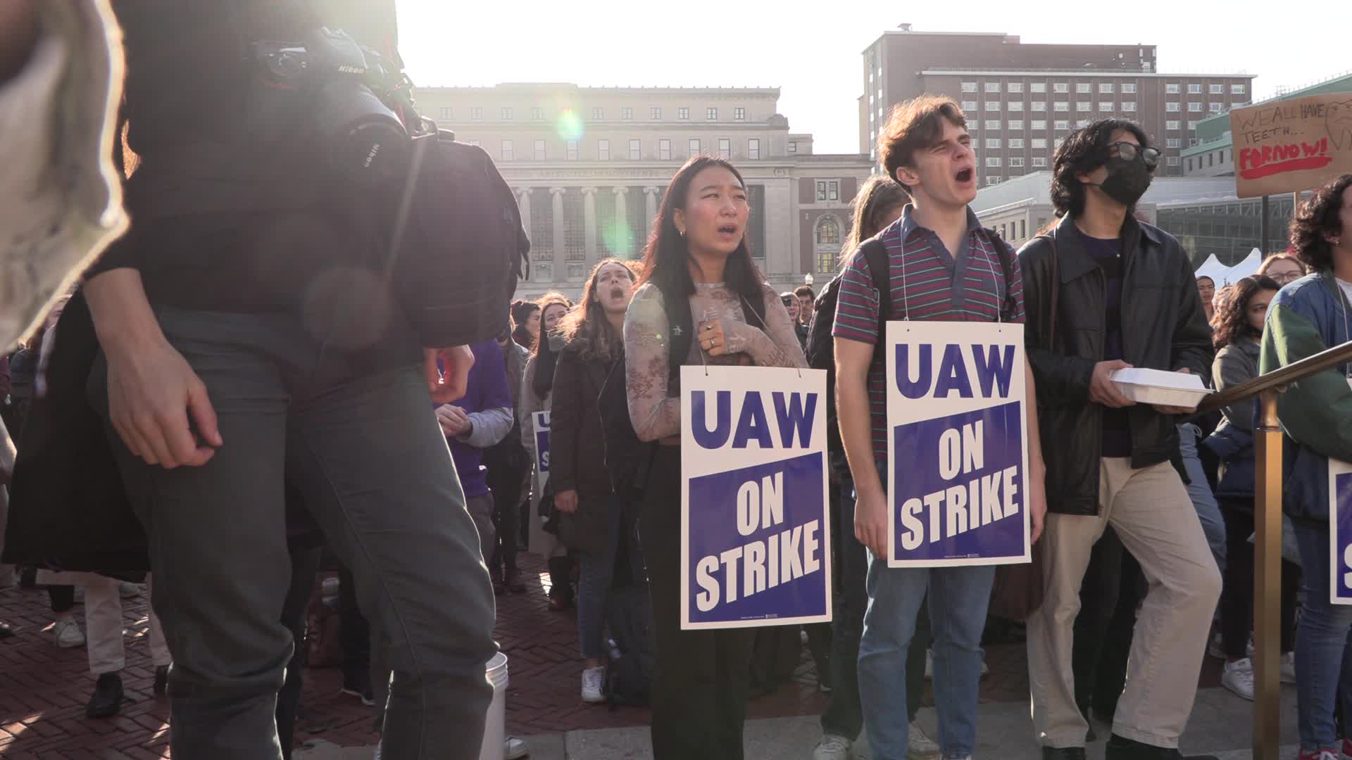 NYC: Columbia Faculty Walkout in Solidarity with Student Strike