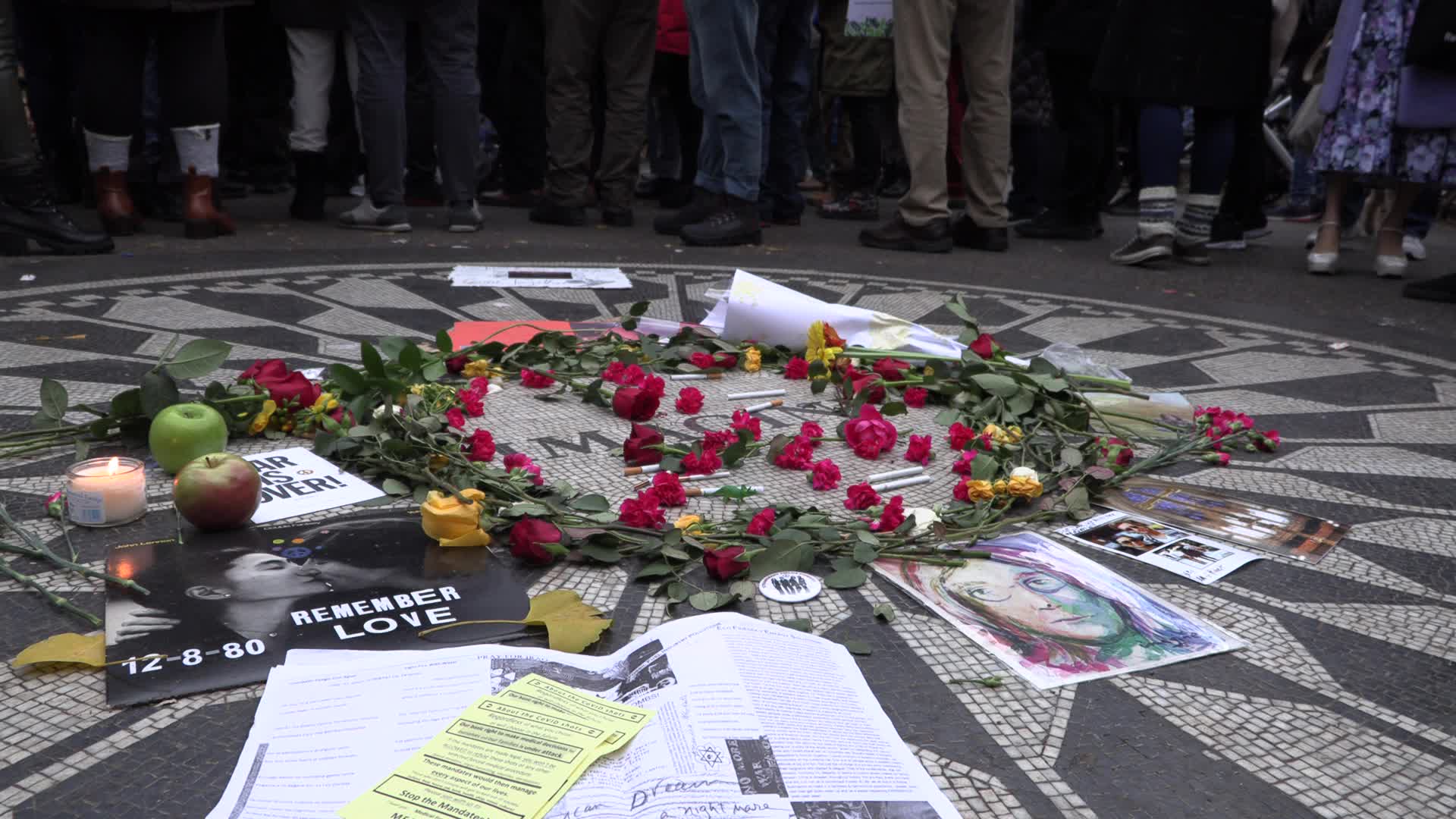 NYC: John Lennon Strawberry Fields memorial