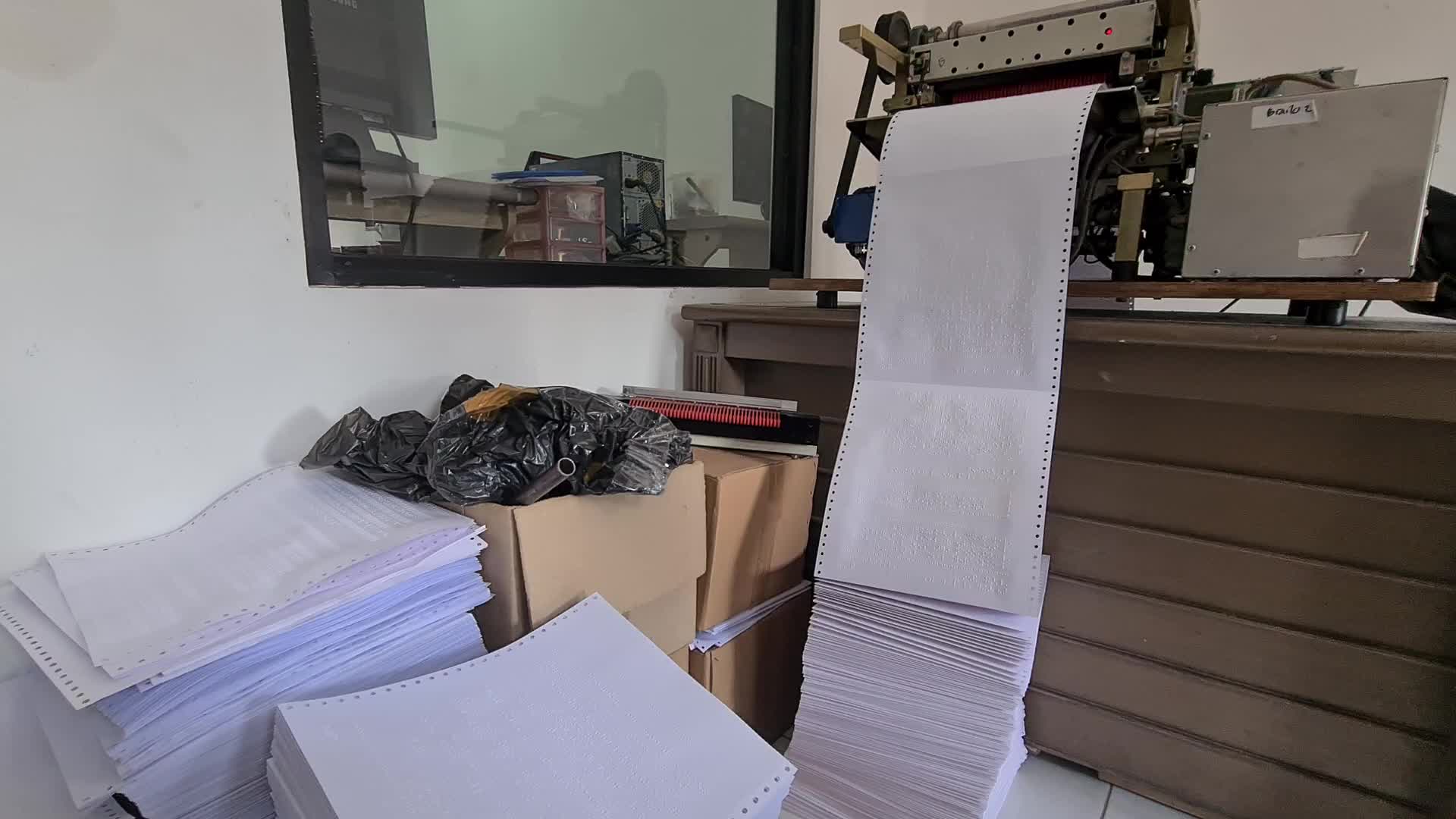 Making Braille and Audio for the Blind in Indonesia during the pandemic