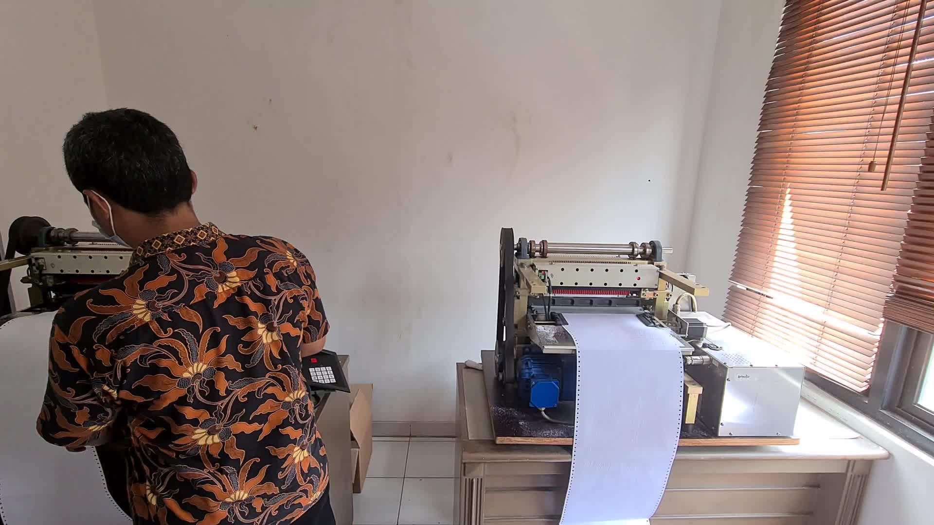 Making Braille and Audio for the Blind in Indonesia during the pandemic