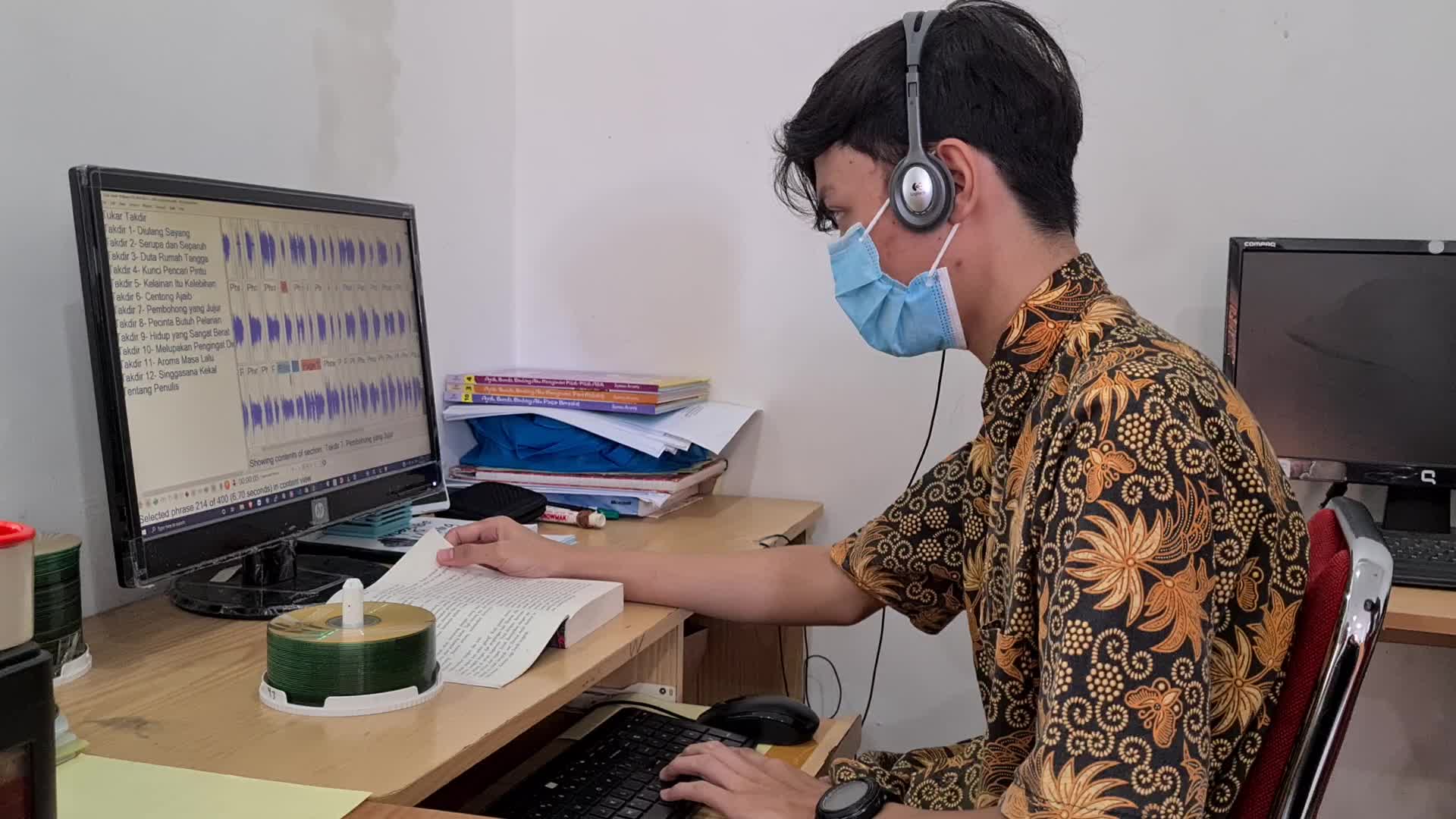 Making Braille and Audio for the Blind in Indonesia during the pandemic