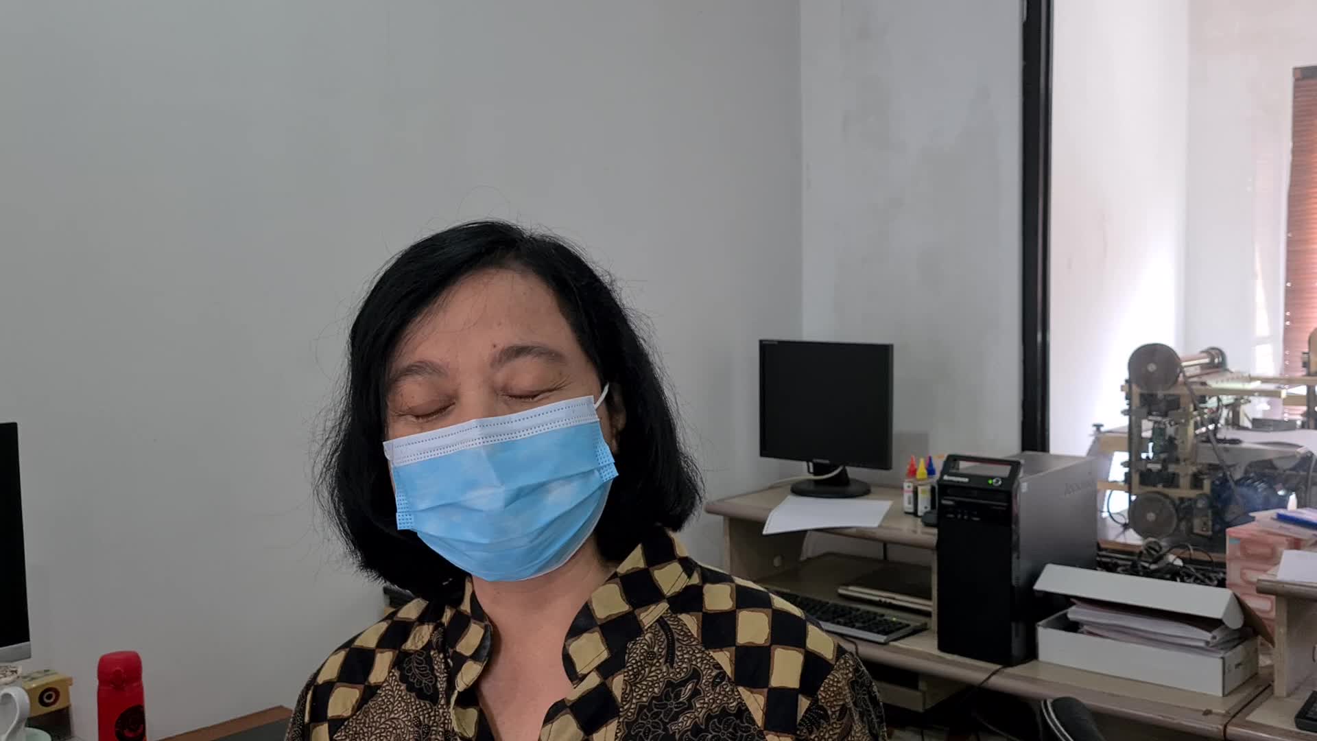 Making Braille and Audio for the Blind in Indonesia during the pandemic