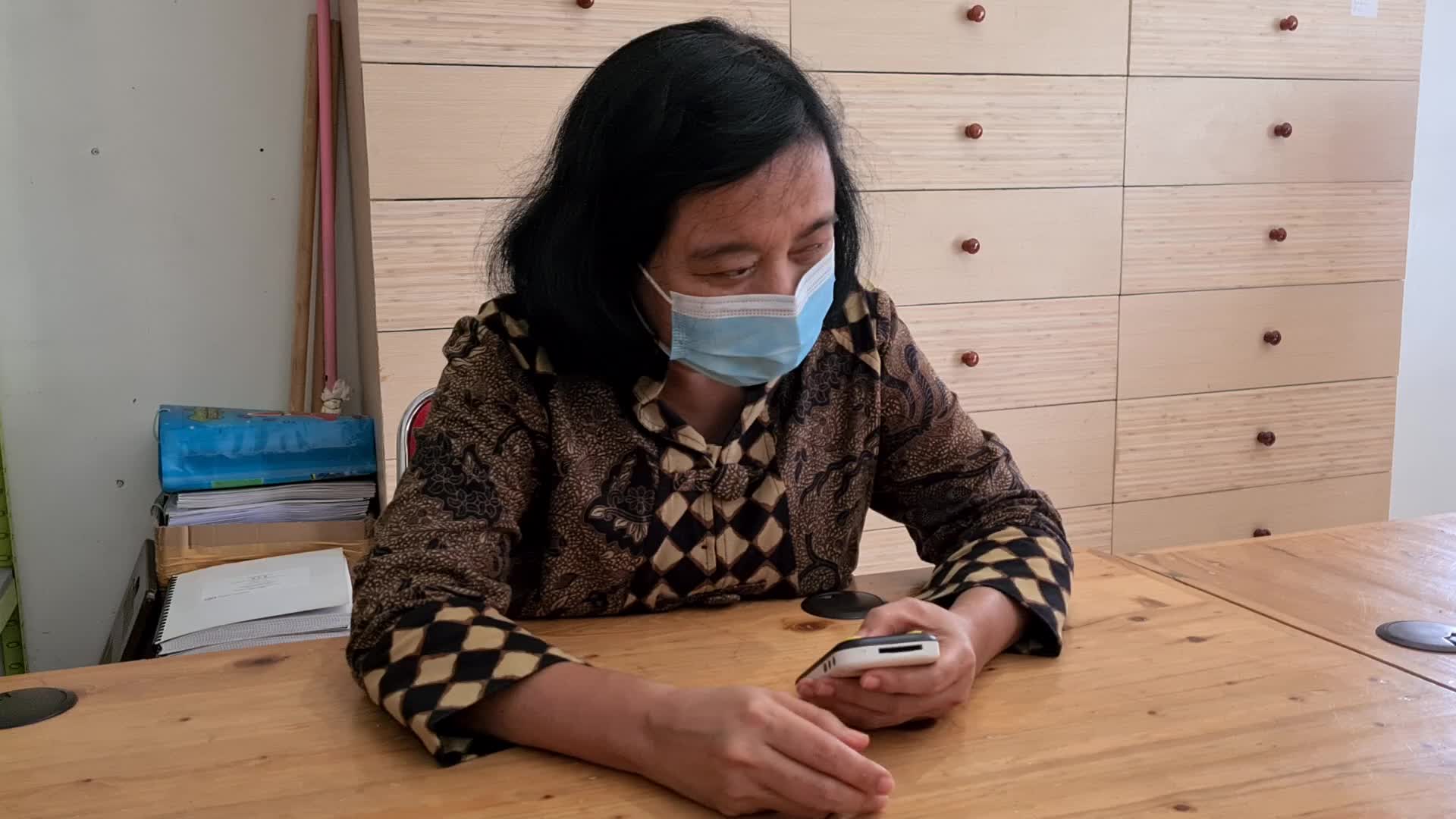 Making Braille and Audio for the Blind in Indonesia during the pandemic