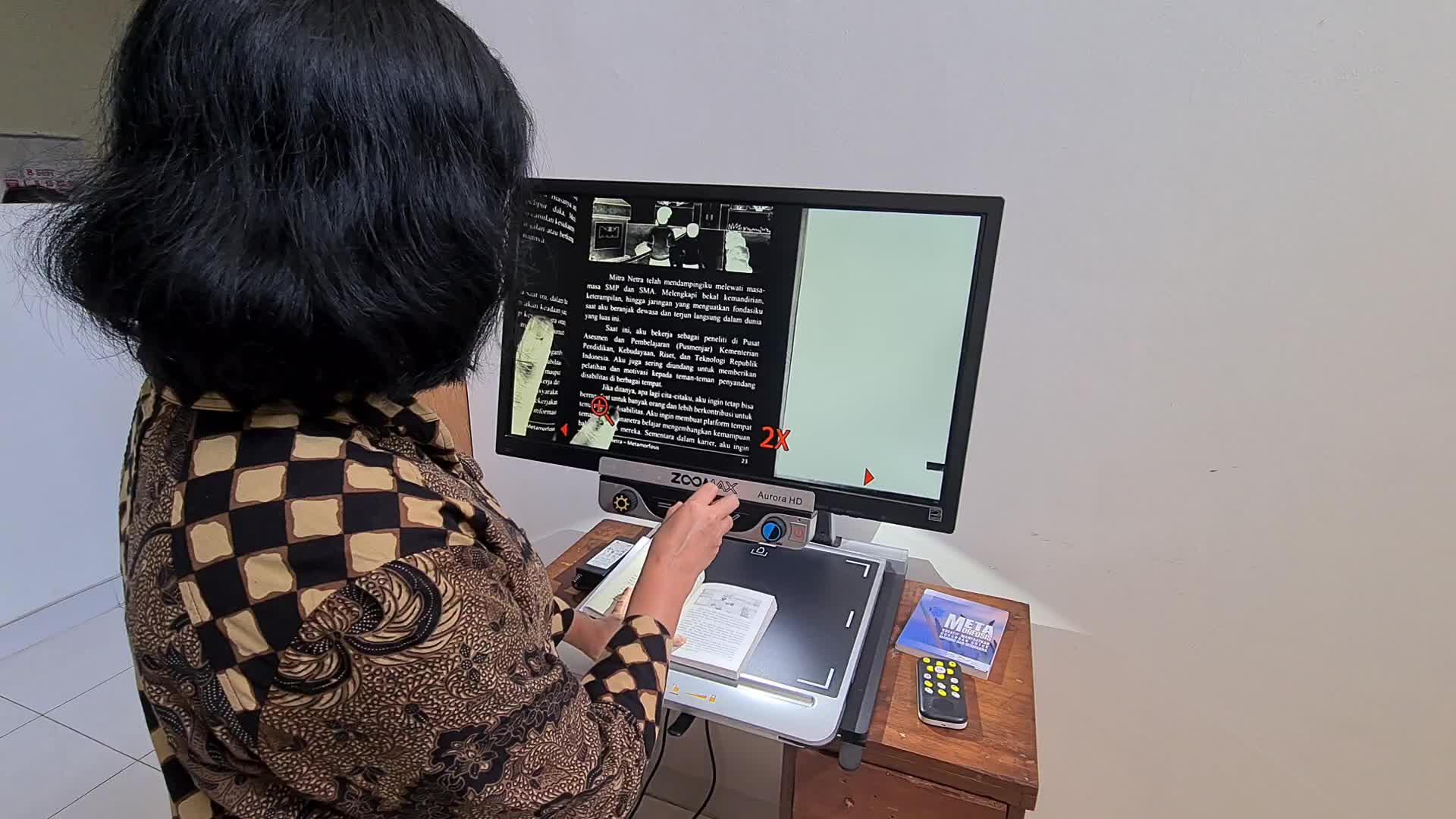 Making Braille and Audio for the Blind in Indonesia during the pandemic