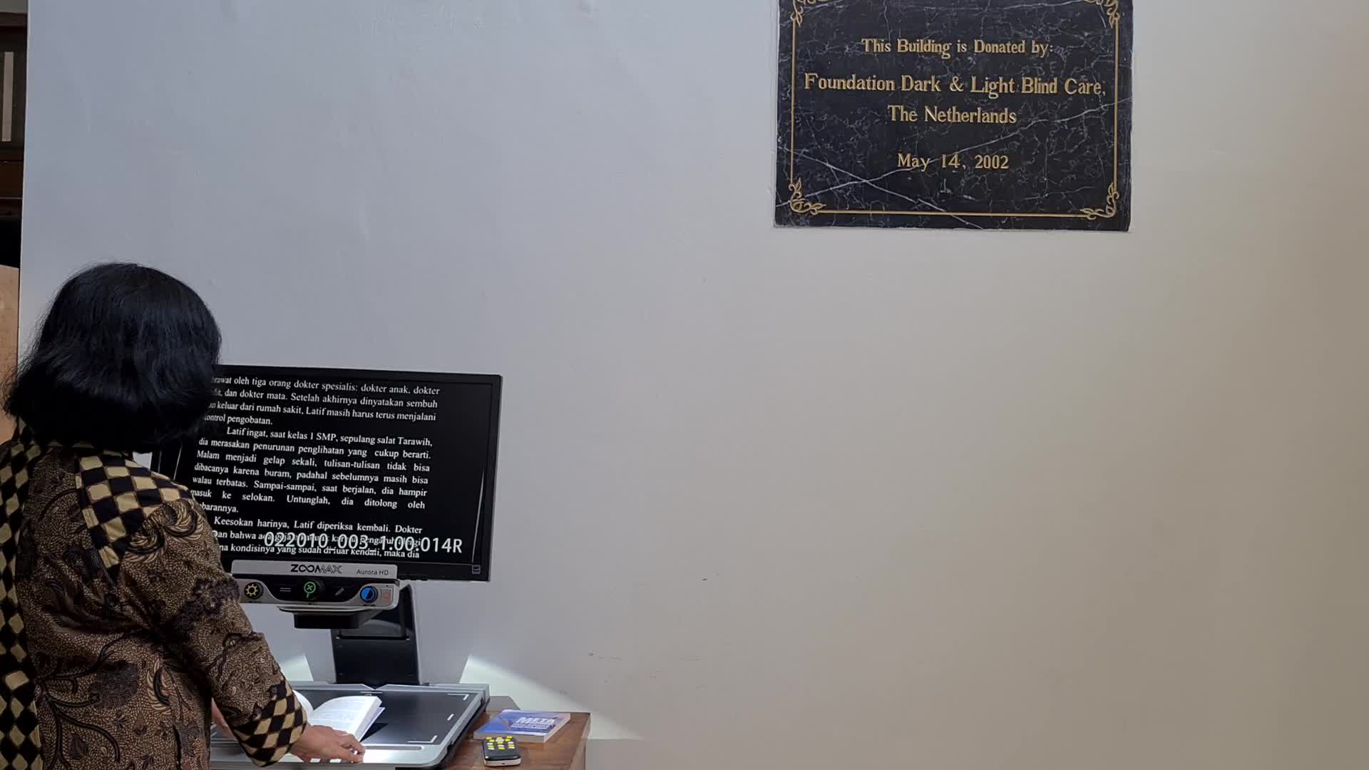 Making Braille and Audio for the Blind in Indonesia during the pandemic