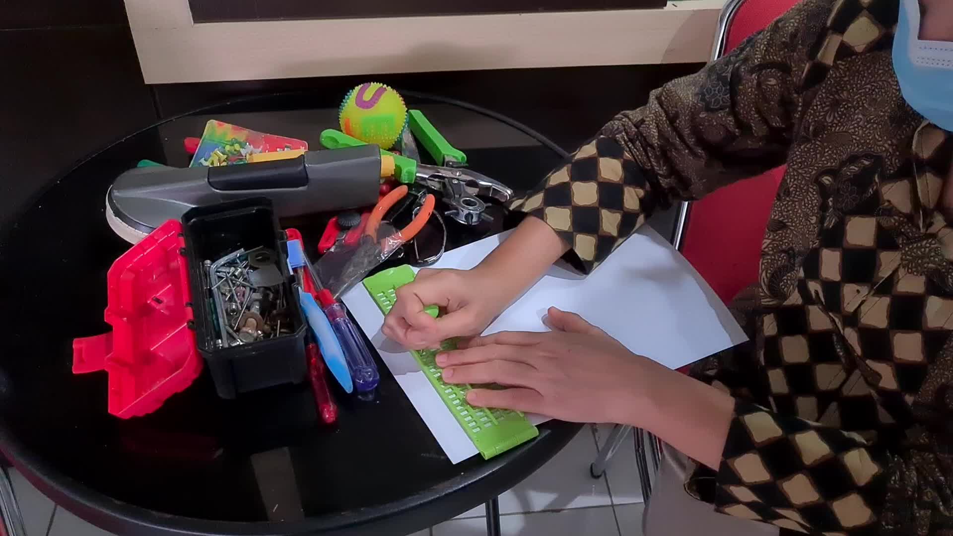 Making Braille and Audio for the Blind in Indonesia during the pandemic